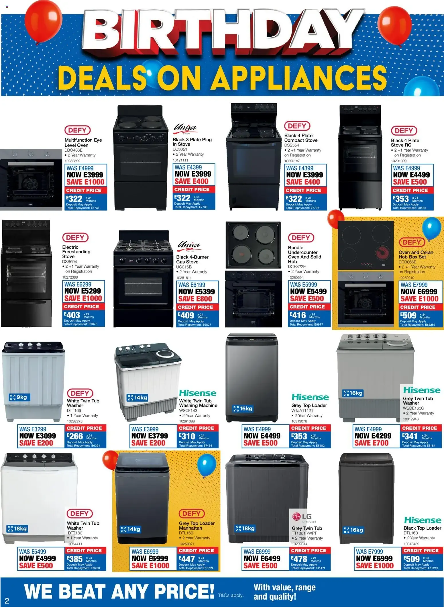 OK Furniture Birthday Sale from 15 June to 12 July 2026 - Catalogue Page 2