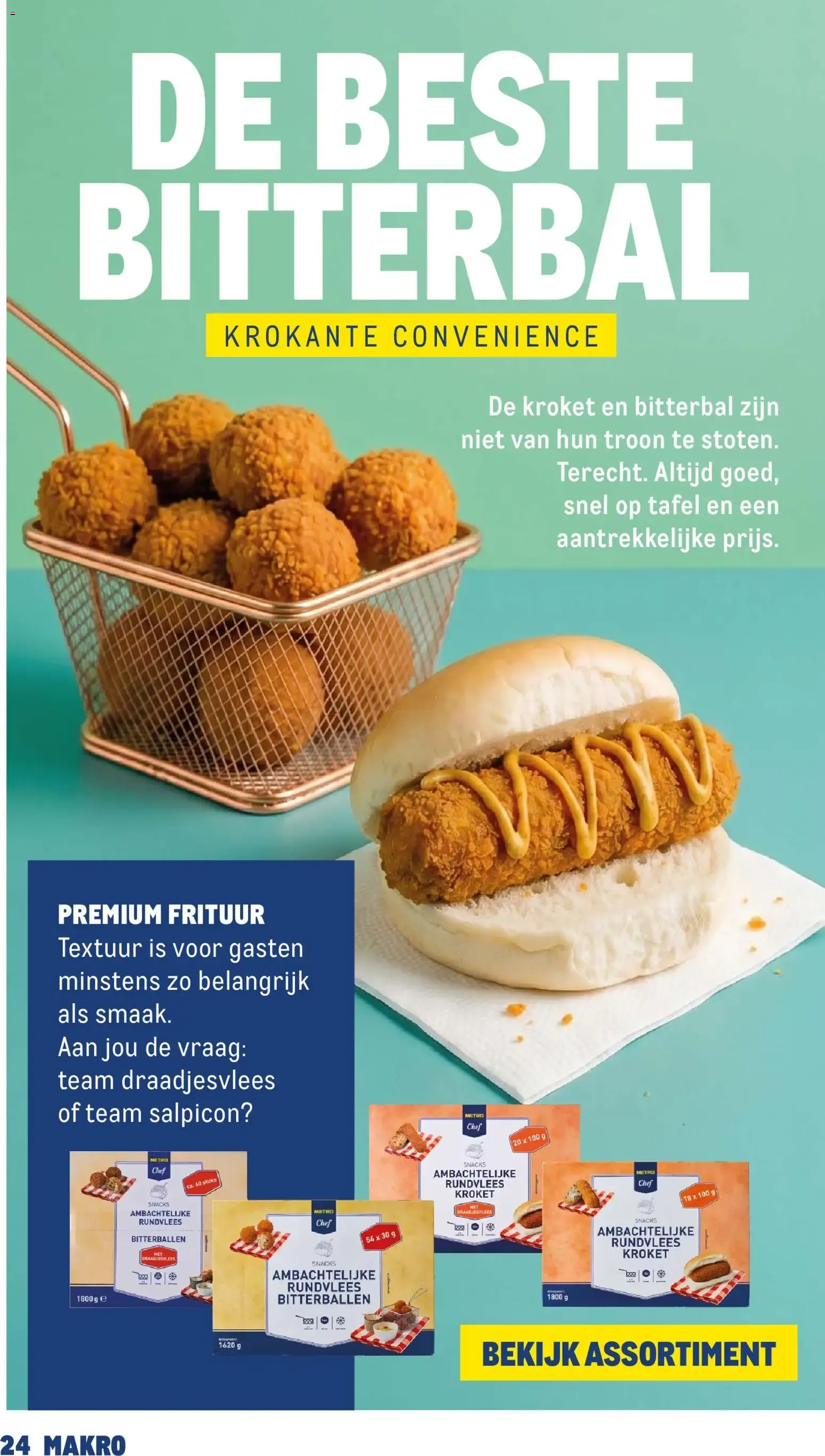 MAKRO HORECA MAGAZINE - FAST FOOD SERVICE van 15 juli tot 31 december 2026 - Folder pagina 24