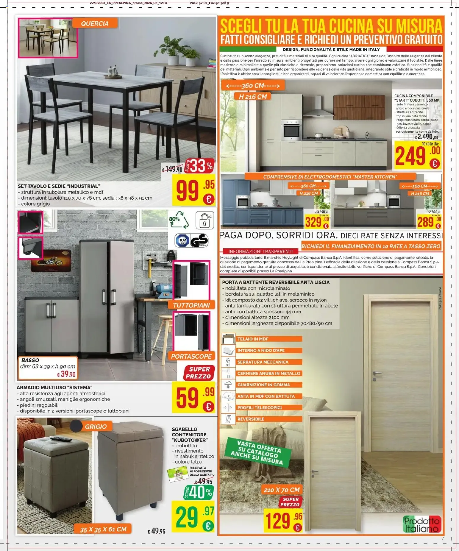 Nuovo La Prealpina volantino dal 03/07/2026 > offerte anteprima 🛍️ da 3 luglio a 9 agosto di 2026 - Pagina del volantino 7