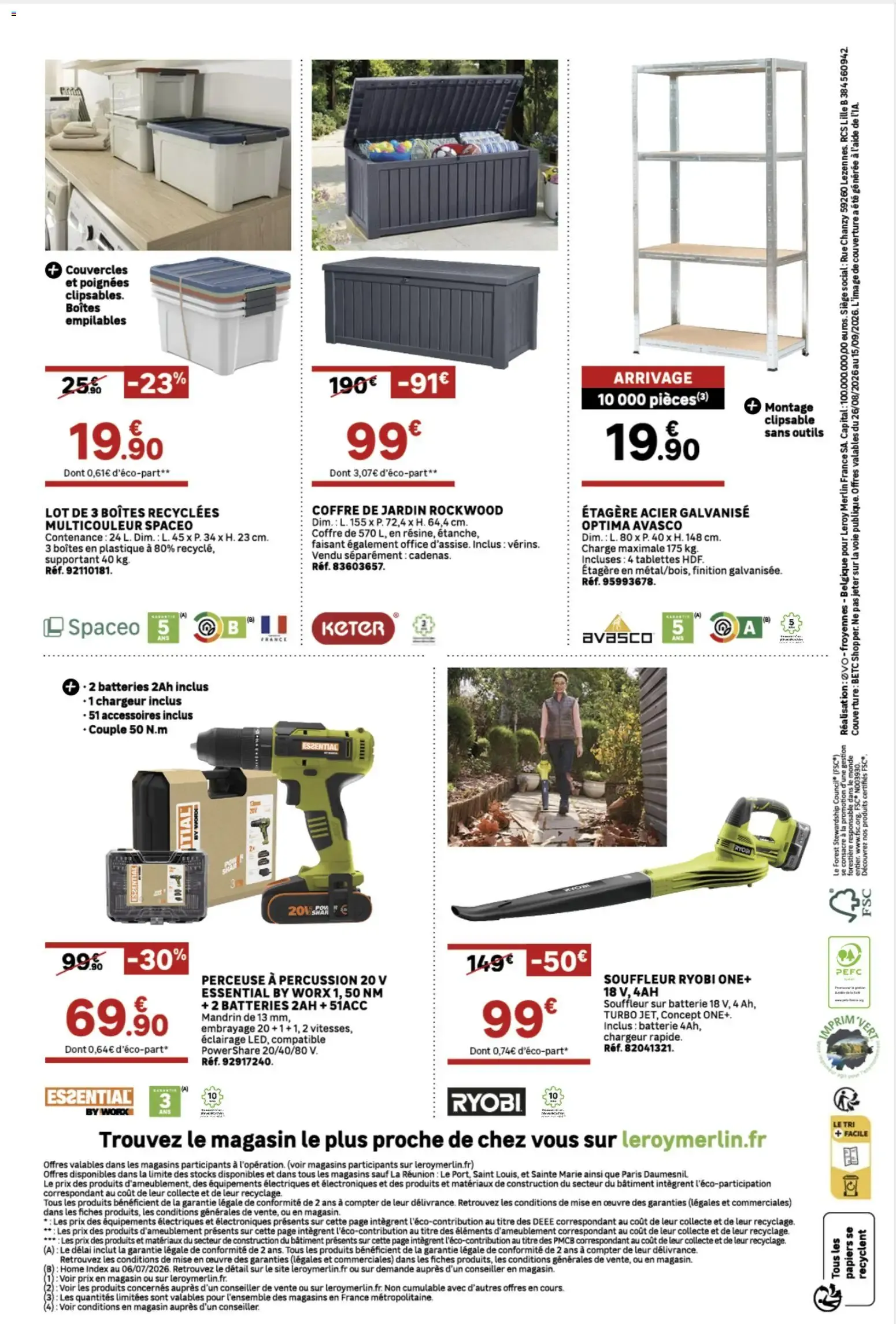 Leroy Merlin catalogue à partir du 26/08/2026 - promo en ligne du 26 août au 15 septembre 2026 - Catalogue page 4