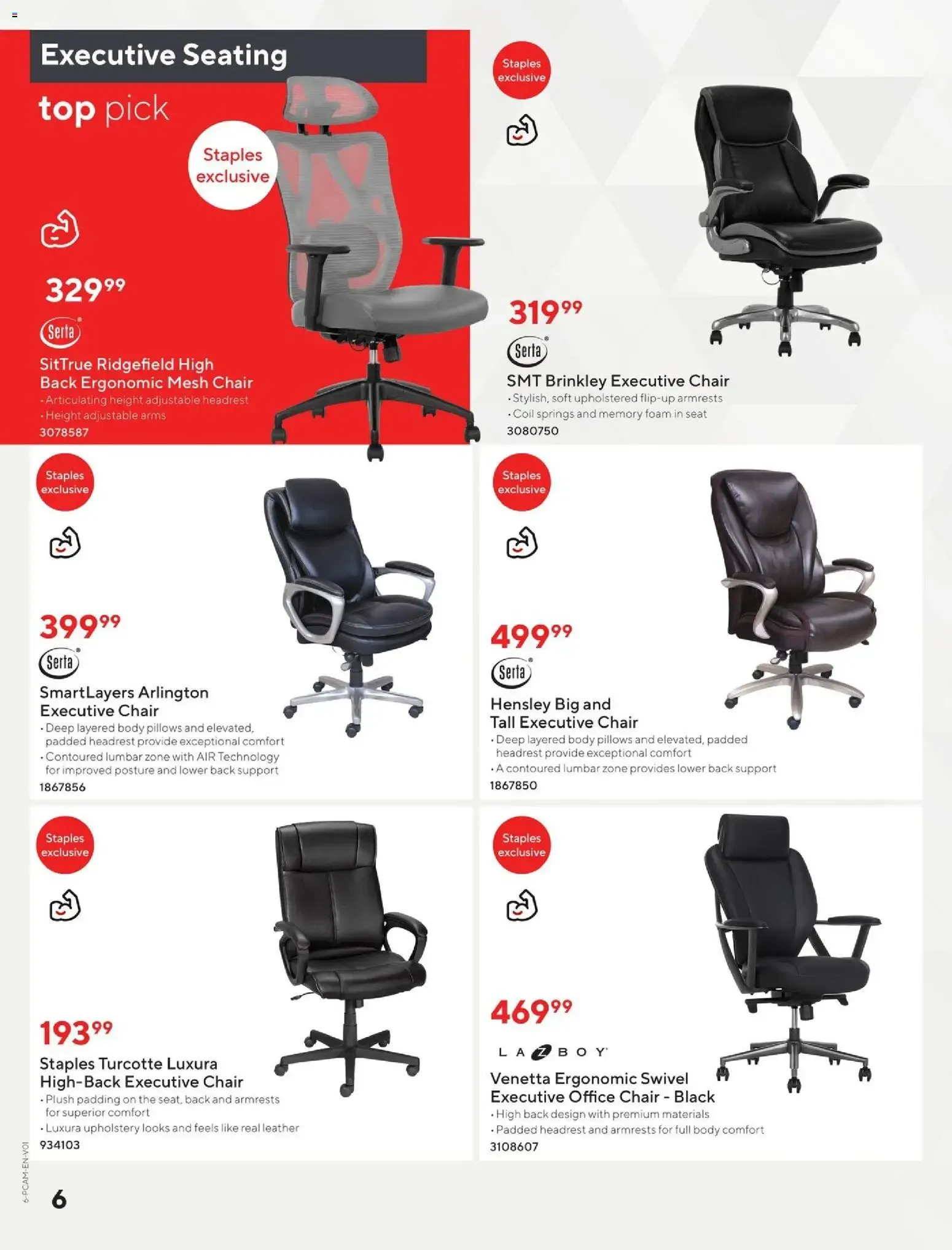 Staples In-stock Furniture Guide 2026 | 27 from August 12 to July 27 2027 - flyer page 6