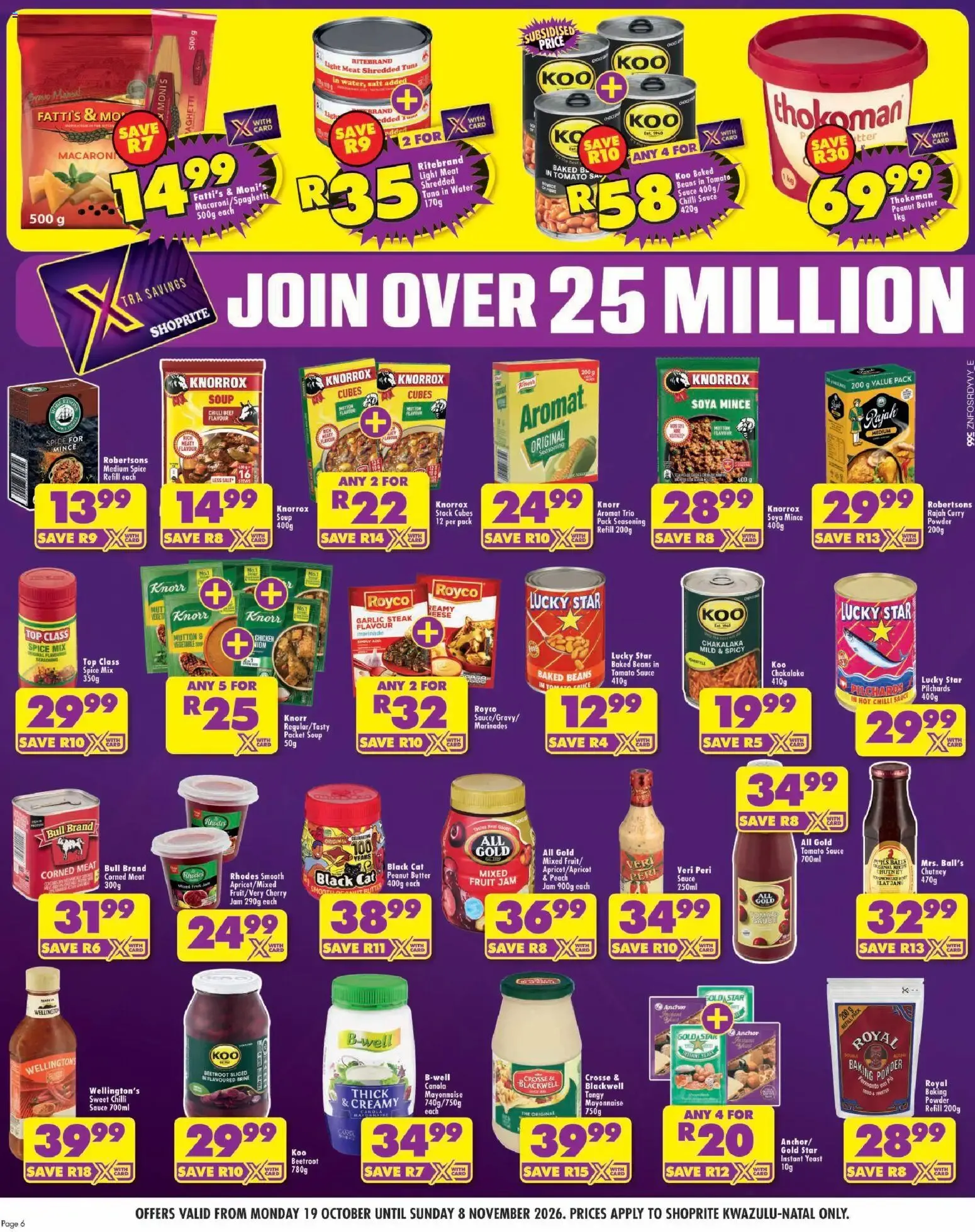 Shoprite Specials (19/10/2026 - 08/11/2026) → Online Catalogue from 19 October to 8 November 2026 - Catalogue Page 6