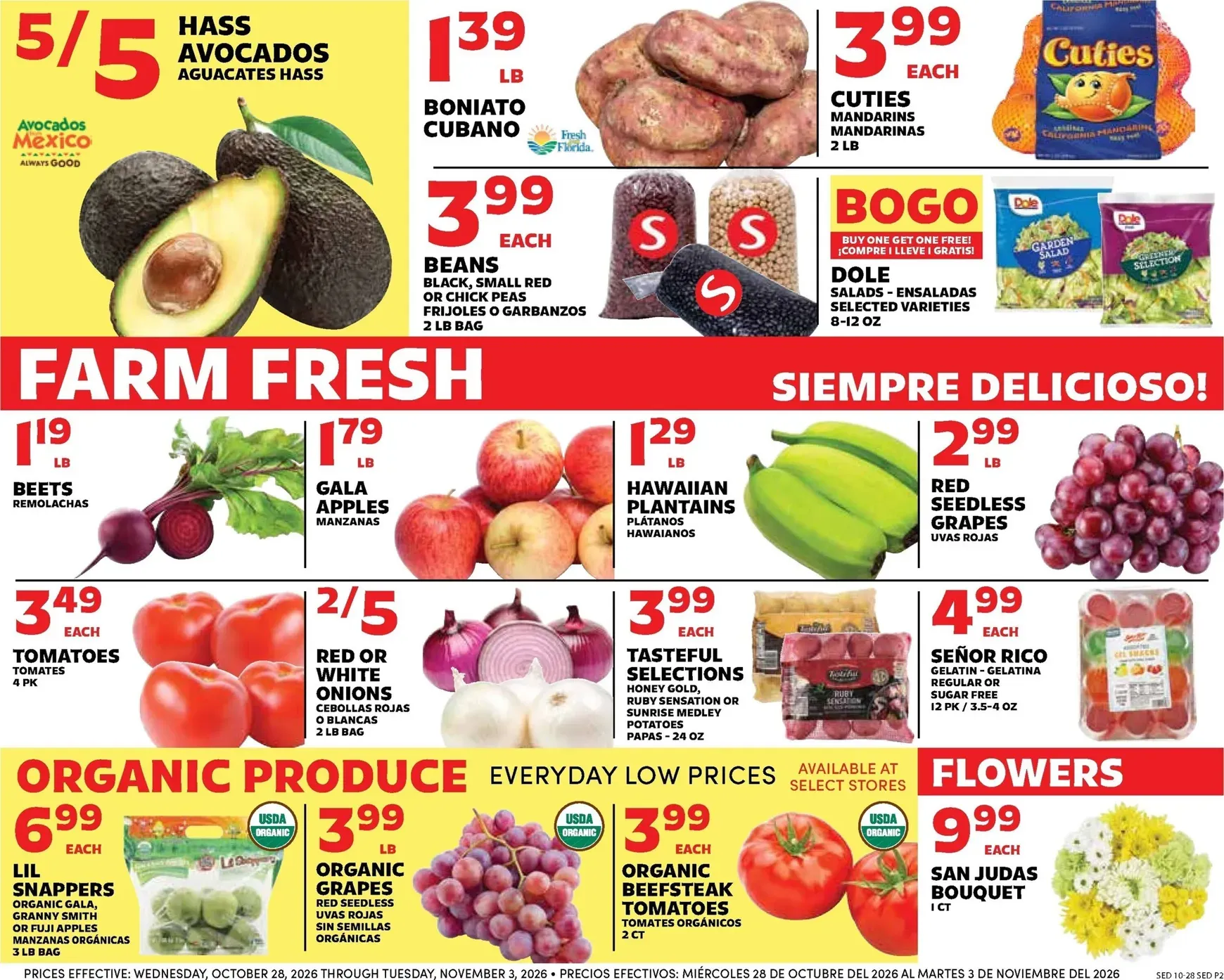 Weekly ad Current Sedano's leaflet valid from Wednesday 10/28/2026 to Tuesday 11/03/2026 from October 28 to November 3 2026 - Page 2