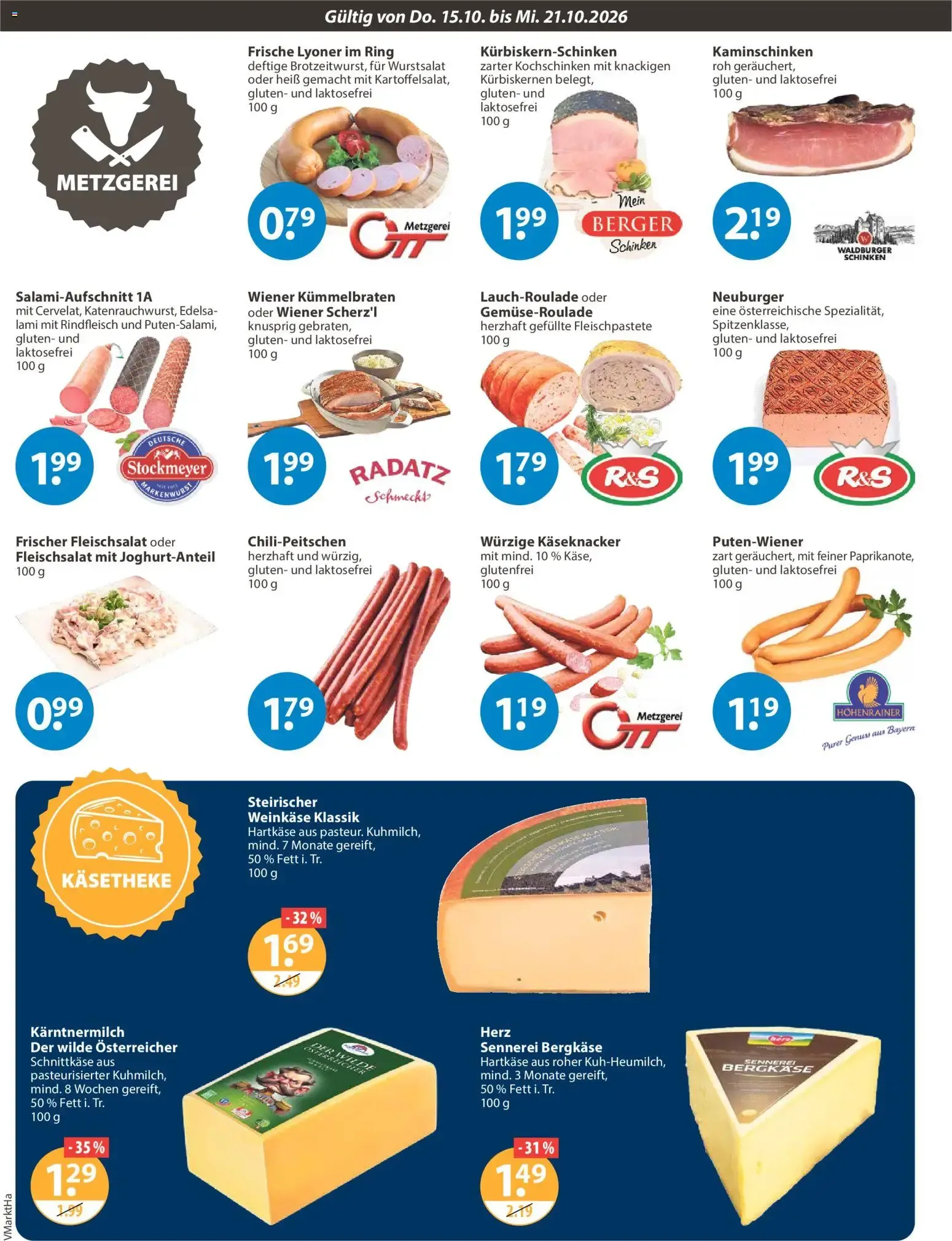 Angebote V-Markt Angebote (ab 15.10.2026) von 15. Oktober bis 21. Oktober 2026 - Prospekt seite 2