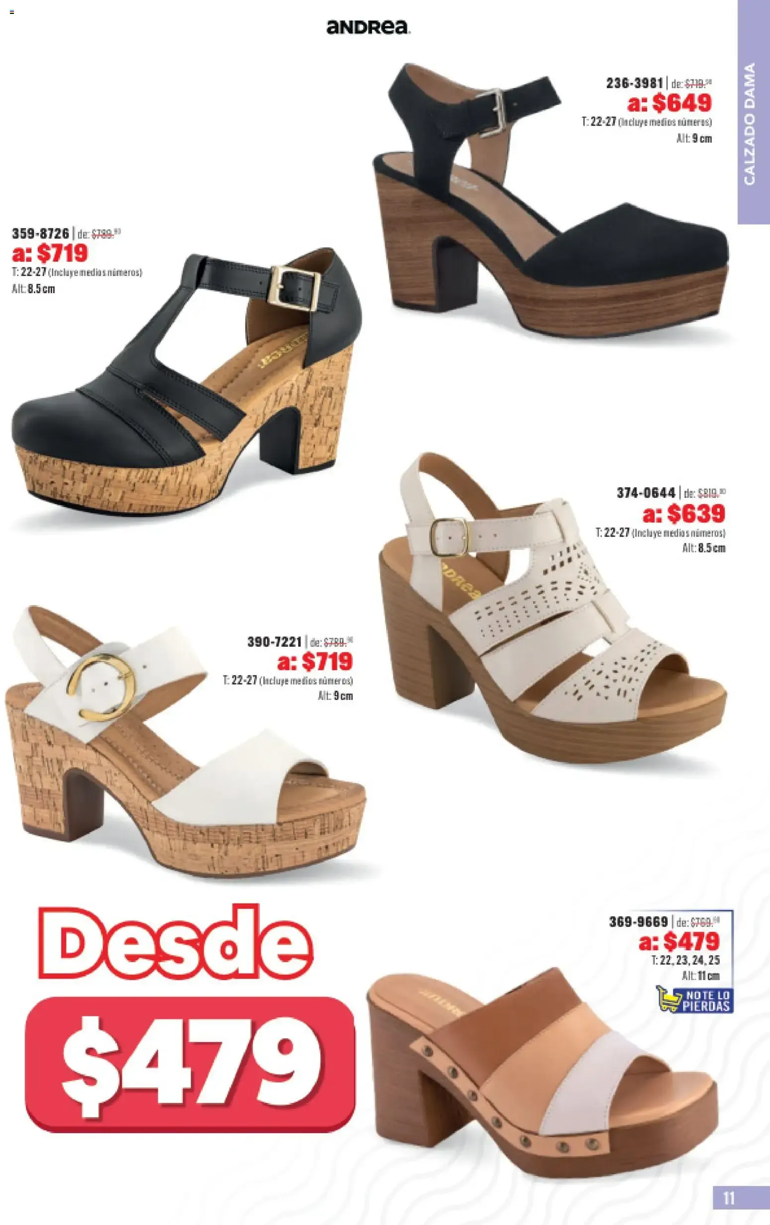 Catálogo de Andrea + Outlet Liquidación Primavera 31 de mayo al 25 de julio 2026 - Pagina 11