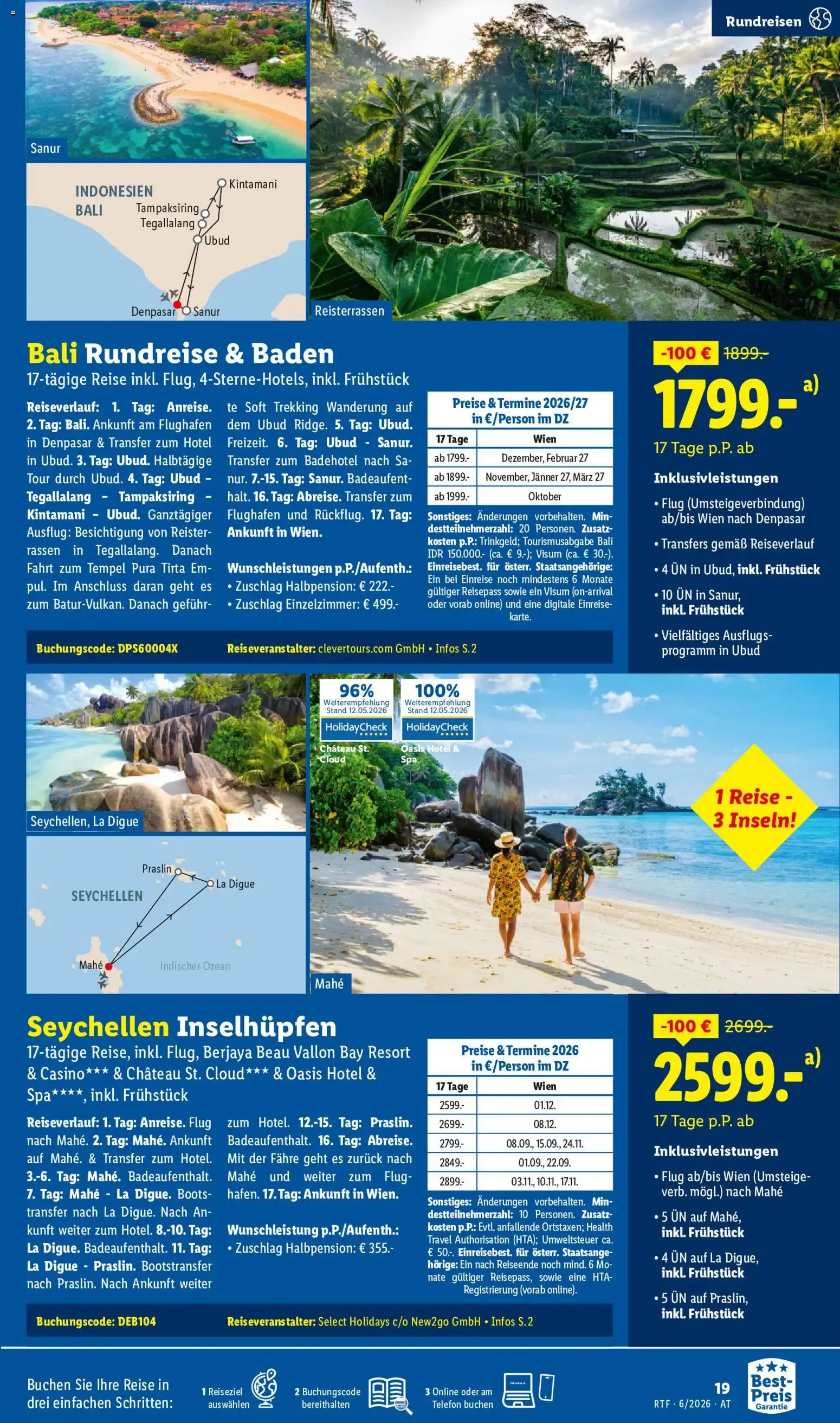 Lidl Reisen - Traumurlaub von 13. Juni bis 15. Juli 2026 - Flugblätt seite 19