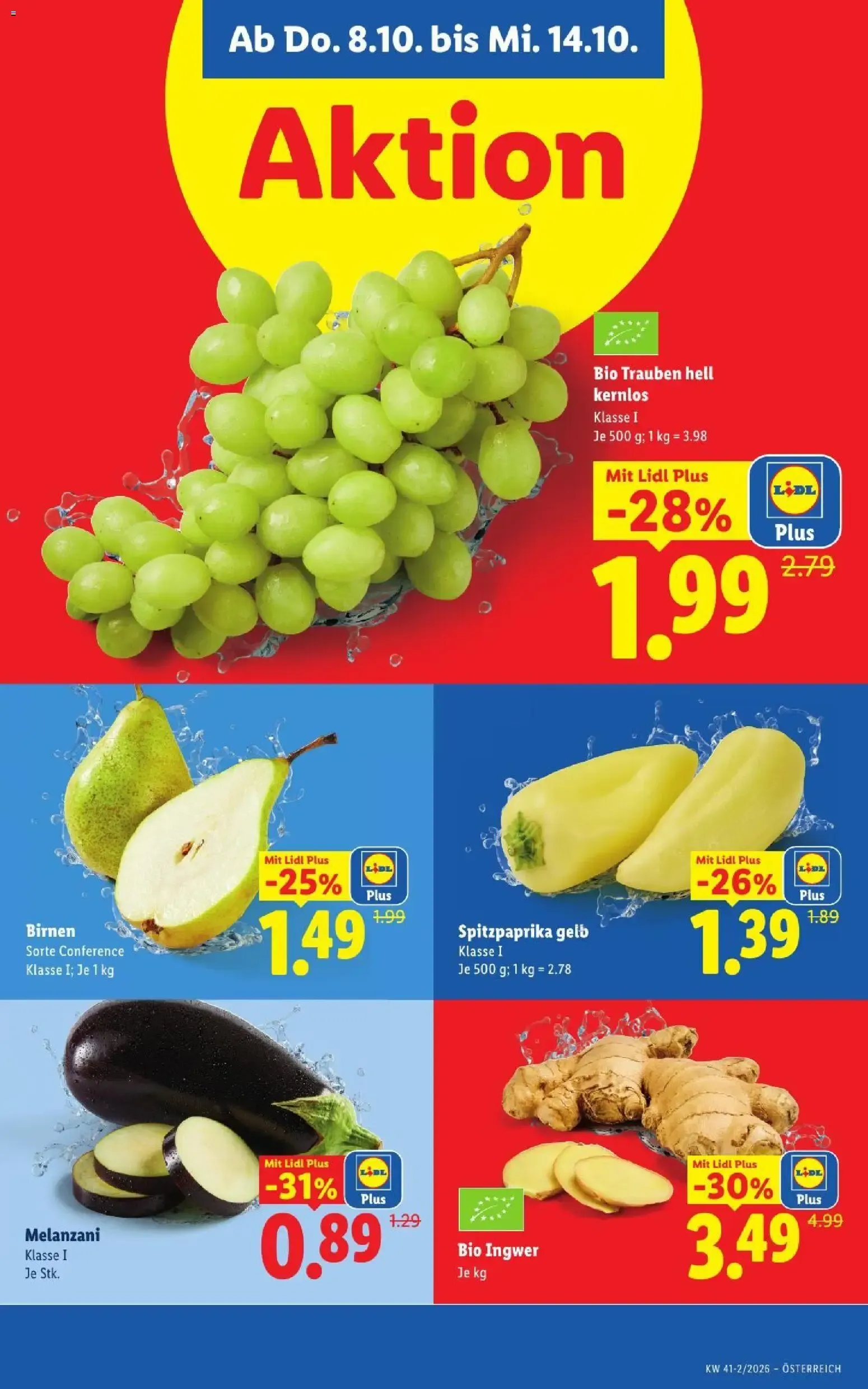 Lidl Flugblatt ab 08.10.2026 - Angebote ab donnerstag von 8. Oktober bis 10. Oktober 2026 - Flugblätt seite 44