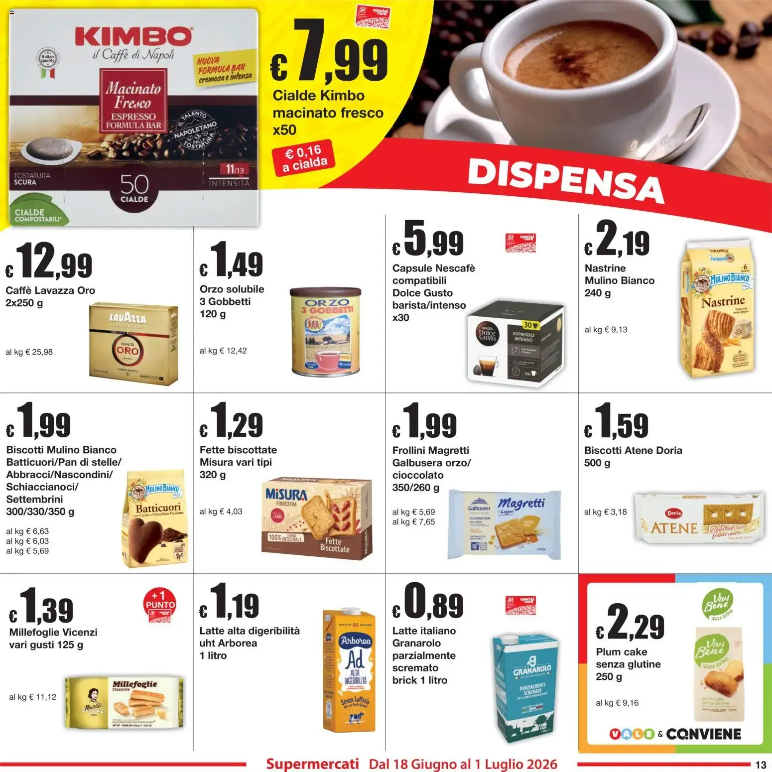 Sì con Te volantino dal 18/06/2026 - online Offerte da 18 giugno a 1 luglio di 2026 - Pagina del volantino 13