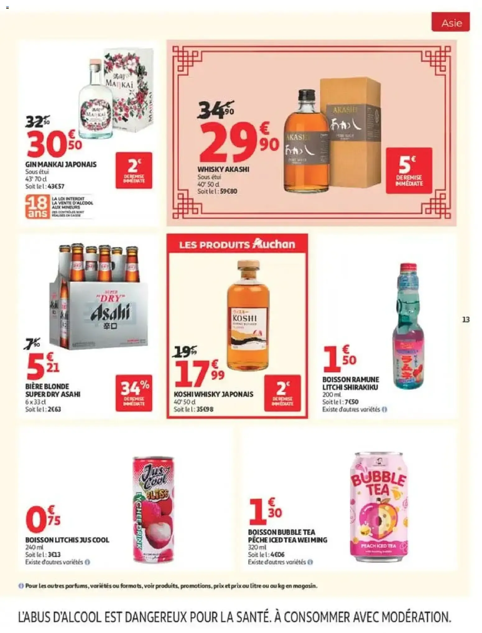 Auchan Saveurs d'Asie hypers à partir du 22/09/2026 - promo en ligne du 22 septembre au 4 octobre 2026 - Catalogue page 13