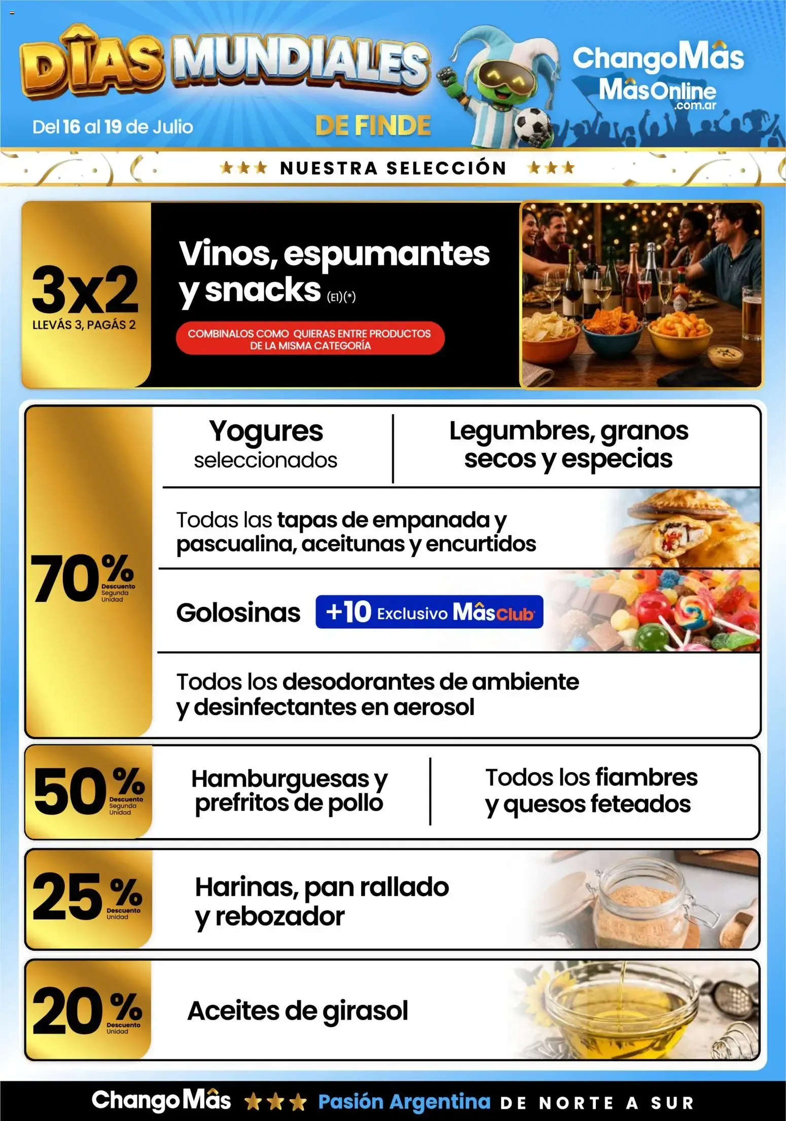 Ofertas de Changomas Días Mundiales || del 16/07/2026 - 19/07/2026 || Catálogo 16 de julio al 19 de julio 2026 - Página 1 del catálogo
