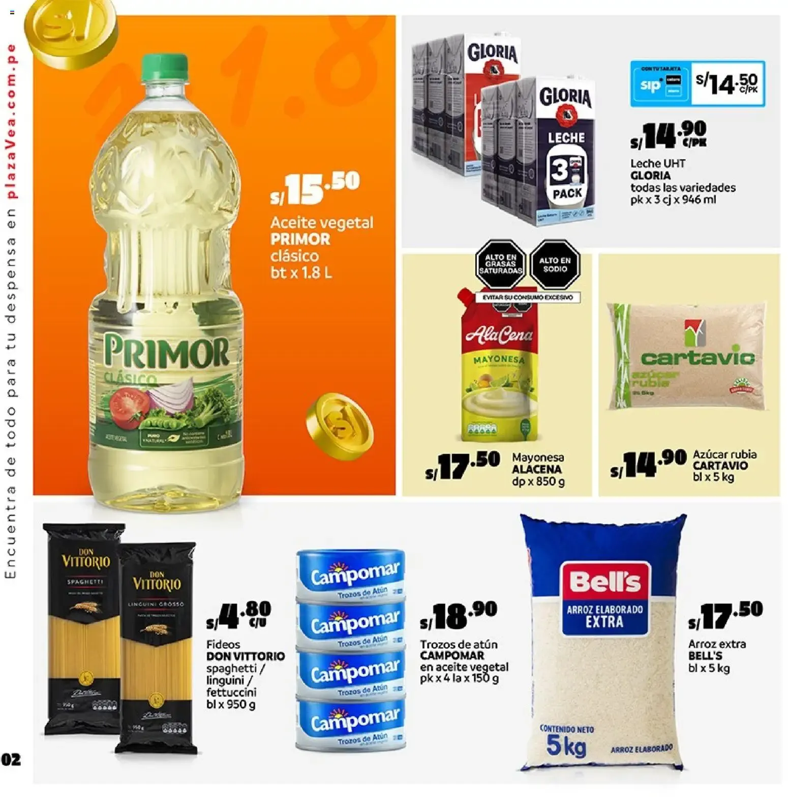 Catalogo de Catálogo Plaza Vea - INSERTO PRODUCTOS GRANDES, PRECIOS PEQUEÑOS online del 17/08/2026 17 de agosto al 31 de agosto 2026 - Pag 2