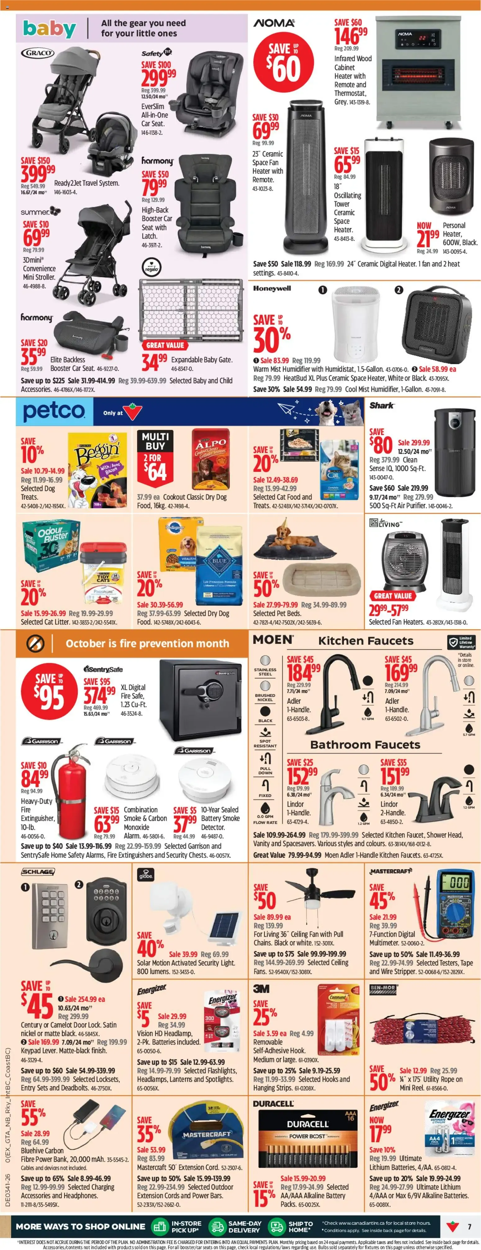 Canadian Tire weekly flyer from Oct 8, 2026 > weekly specials & deals from October 8 to October 14 2026 - flyer page 7