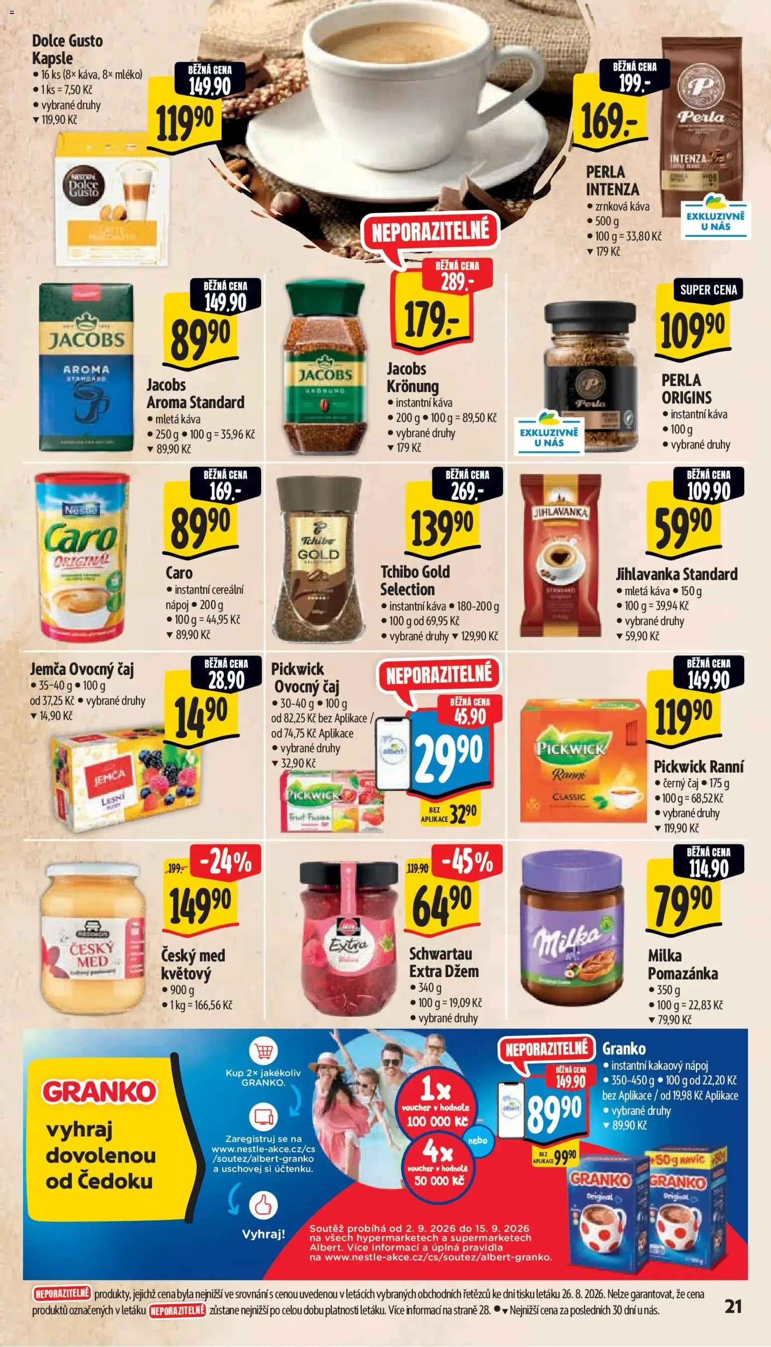 Albert leták - Hypermarket od 02.09.2026 - Akční leták - 2. září 8. září 2026 - Page 29