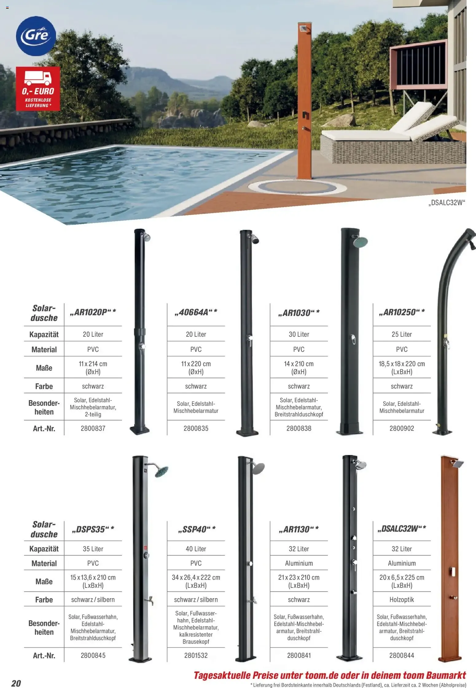 Toom Baumarkt - Pool, Sauna & Klima 2026 (ab 14.03.2026) zum Blättern von 14. März bis 30. Juni 2026 - Prospekt seite 20