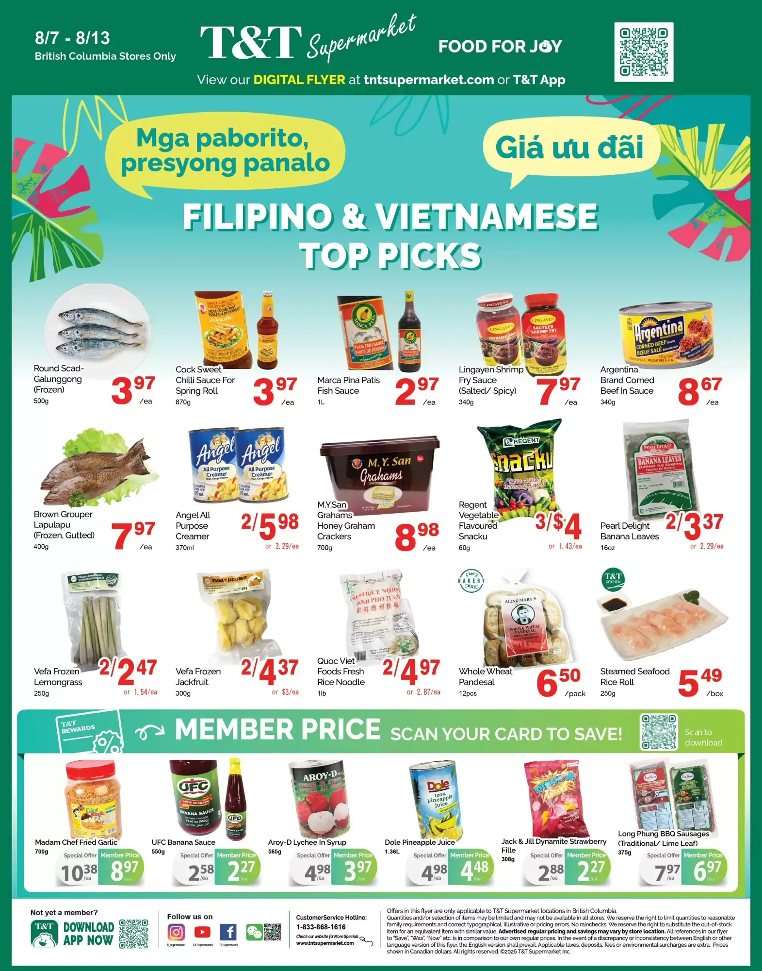 T&T Supermarket flyer week 32 from August 7 to August 13 2026 - flyer page 5