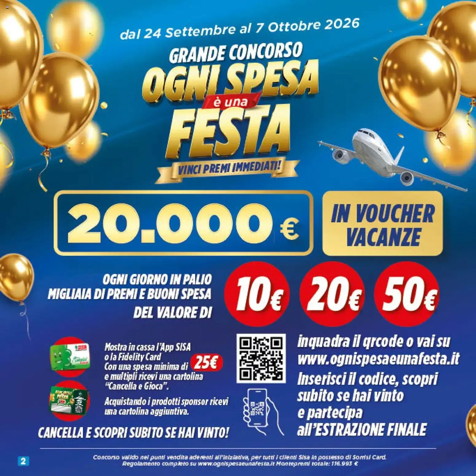 SISA - Grande Concorso: Ogni Spesa è una Festa da 24 settembre a 7 ottobre di 2026 - Pagina del volantino 2