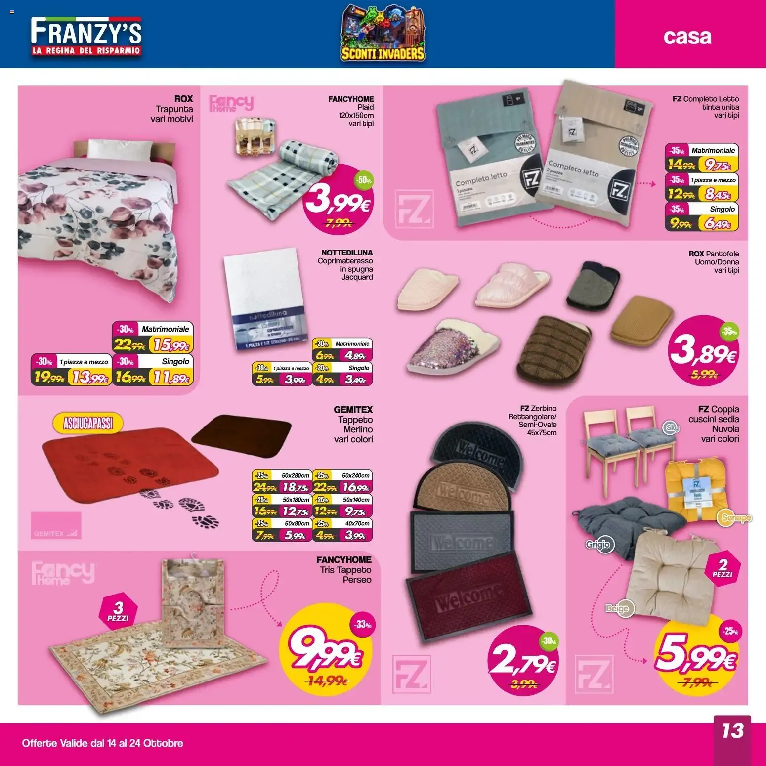 FRANZY'S LA REGINA DEL RISPARMIO da 14 ottobre a 24 ottobre di 2026 - Pagina del volantino 13