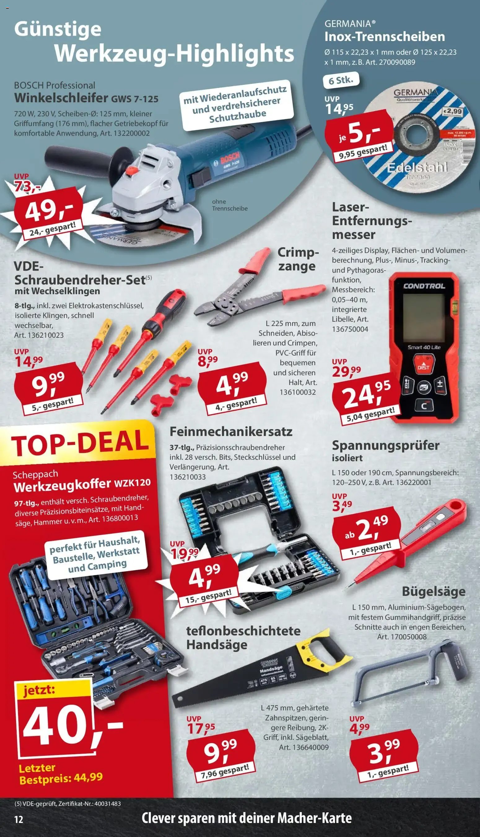 Sonderpreis Baumarkt Prospekt (ab 13.06.2026) zum Blättern von 13. Juni bis 19. Juni 2026 - Prospekt seite 12