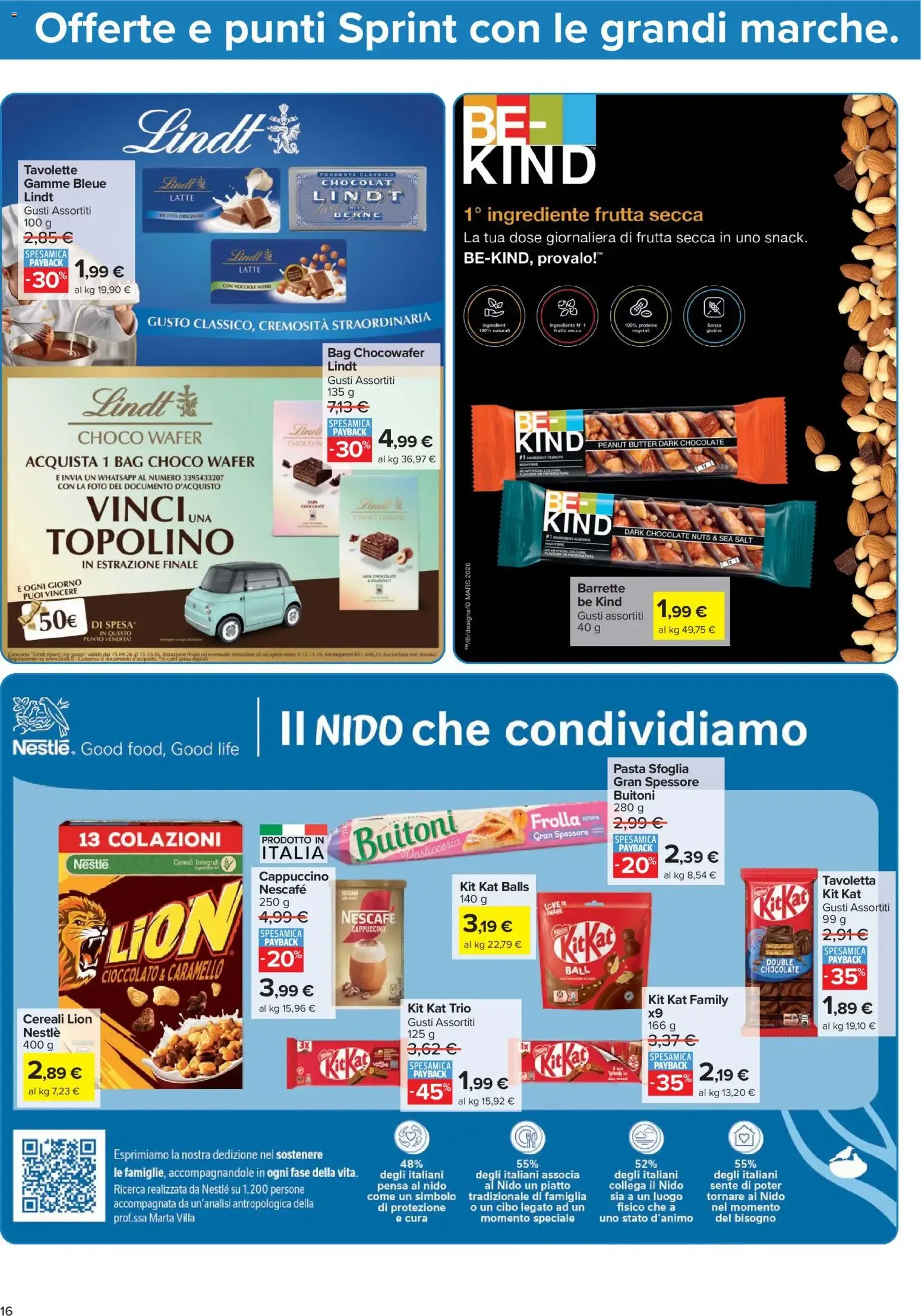 Nuovo Carrefour volantino Market - Punti Sprint Payback dal 15/09/2026 > offerte anteprima 🛍️ da 15 settembre a 28 settembre di 2026 - Pagina del volantino 16