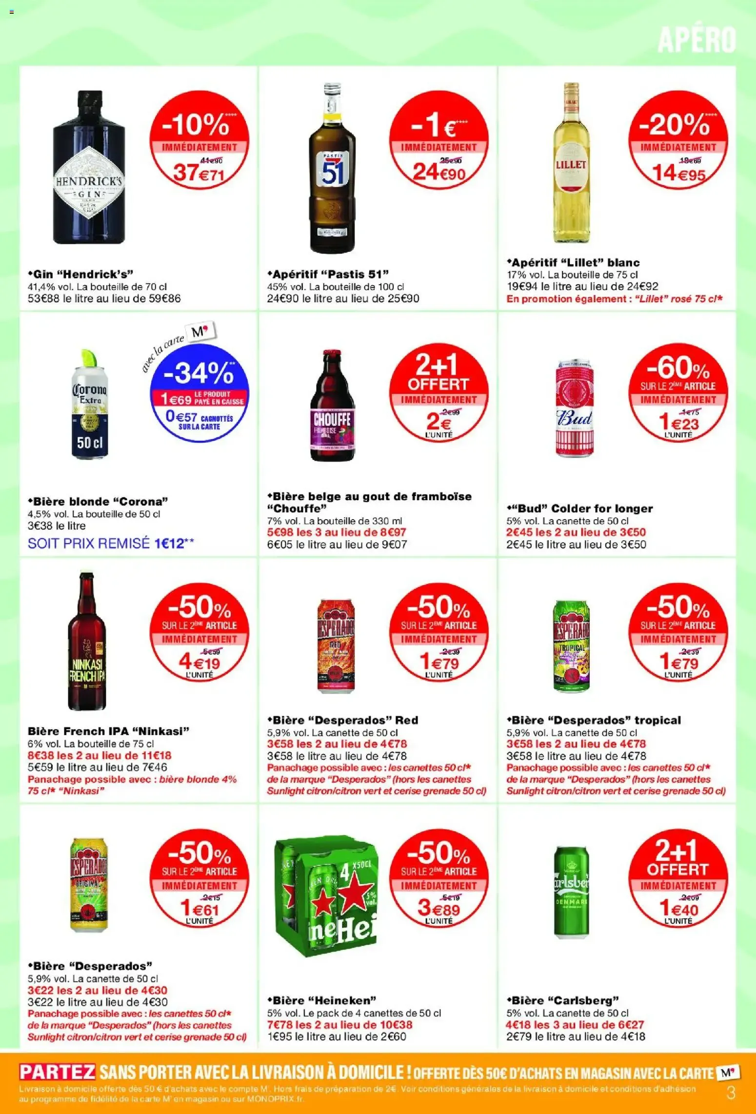 Monoprix - Hasta 50% en el segundo producto de selección du 16 juin au 28 juin 2026 - Catalogue page 3