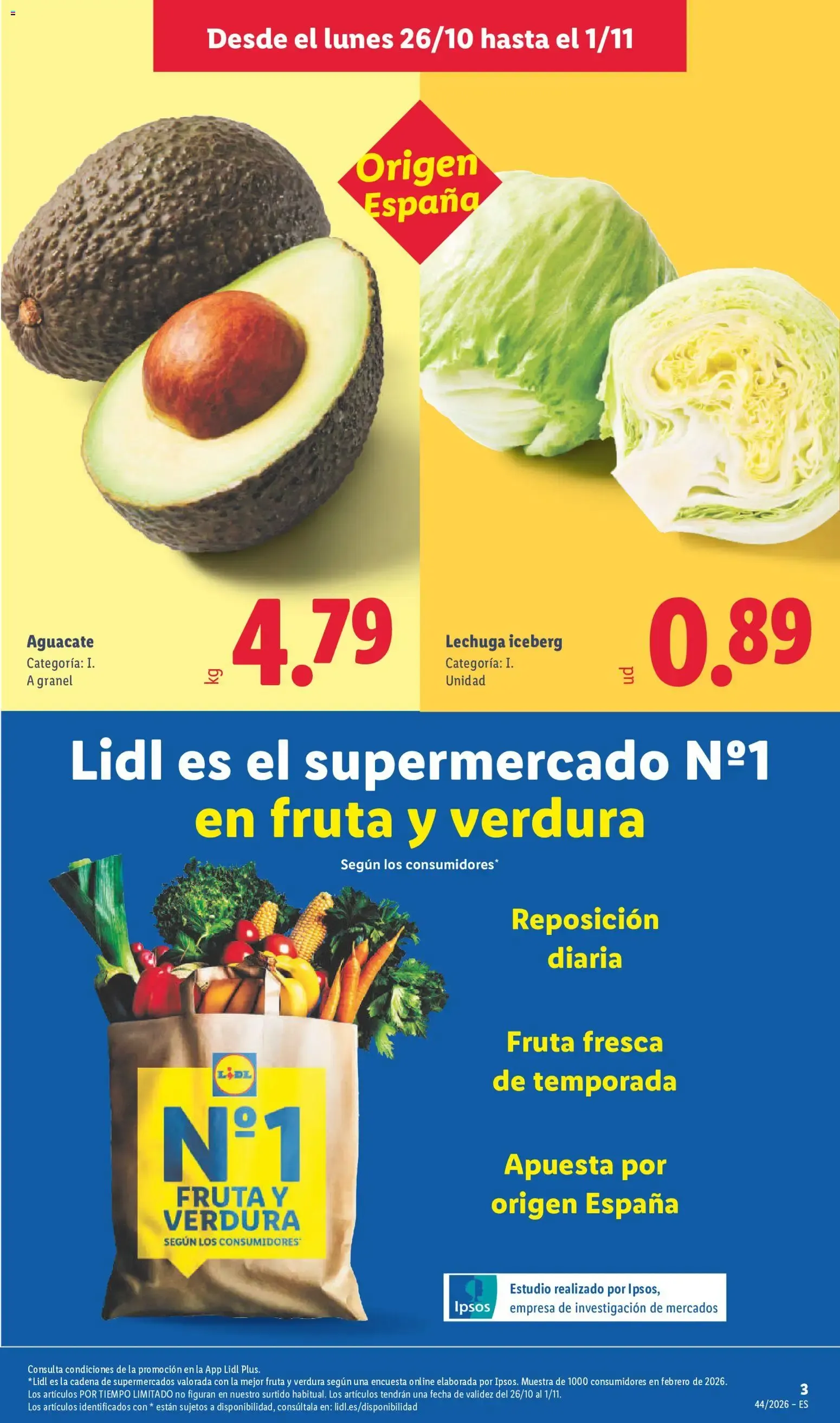 Catálogo de Lidl folleto del 26/10/2026 | Ofertas 26 de octubre al 1 de noviembre 2026 - Página 3