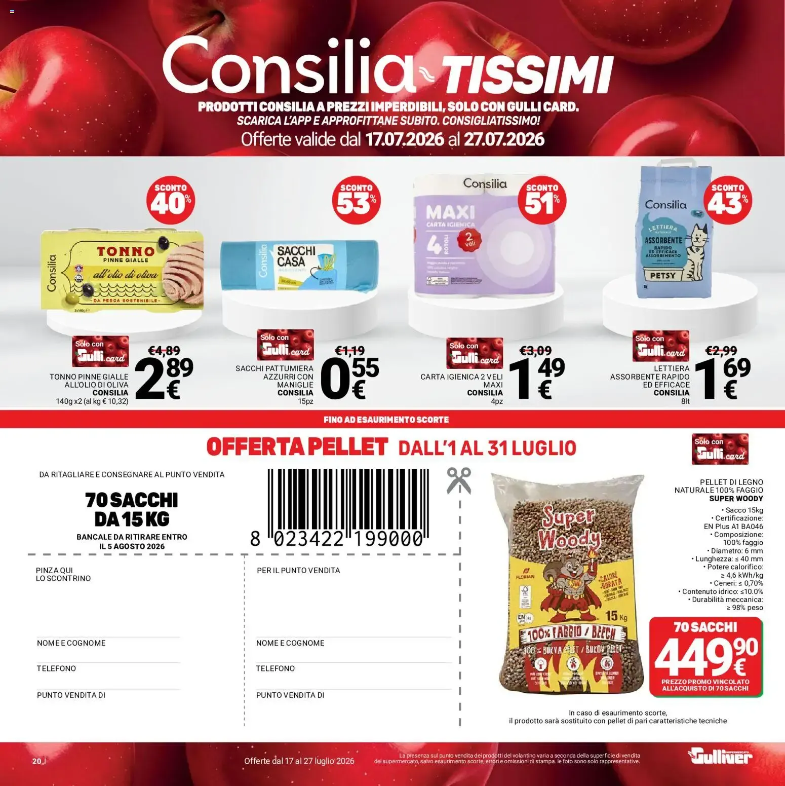 Nuovo Gulliver volantino dal 17/07/2026 > offerte anteprima 🛍️ da 17 luglio a 27 luglio di 2026 - Pagina del volantino 13