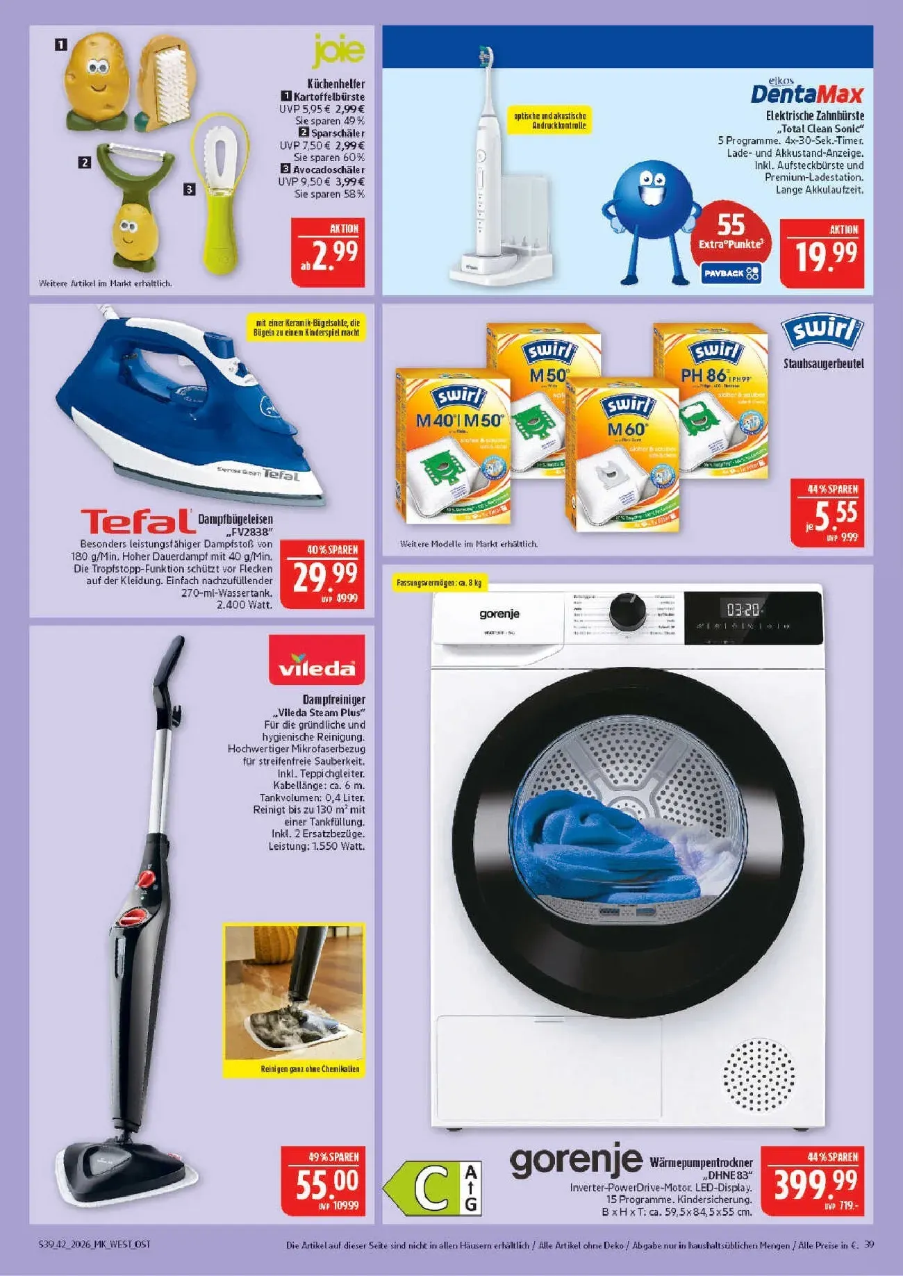 Marktkauf Prospekt – von Montag 12.10.2026 bis Samstag 17.10.2026 von 12. Oktober bis 17. Oktober 2026 - Prospekt seite 39
