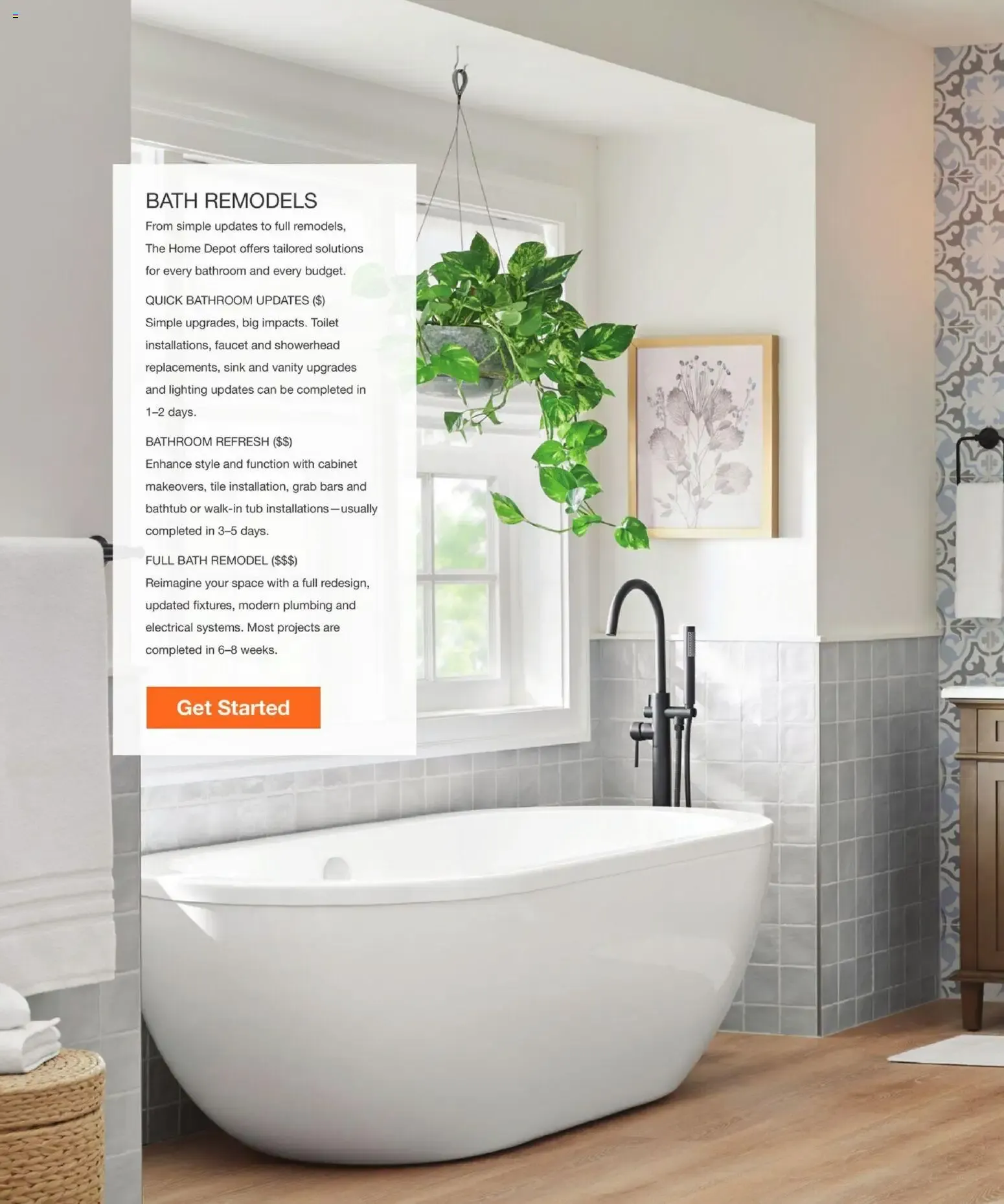 Weekly ad Home Depot Home Services: Repairs, Remodels, Installs from September 17 to December 31 2026 - Page 14