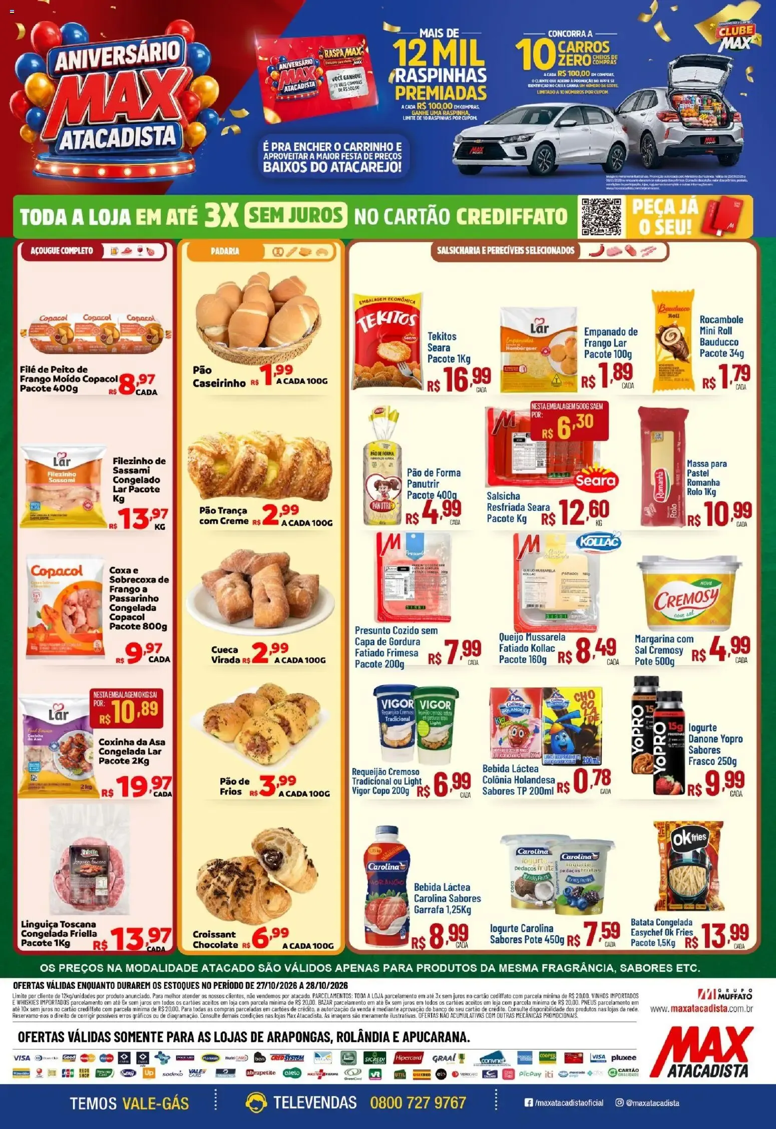 Encarte de Feira Max Atacadista: Terça e Quarta Dias de Feira 27 de outubro até 28 de outubro 2026 - Pagina 2