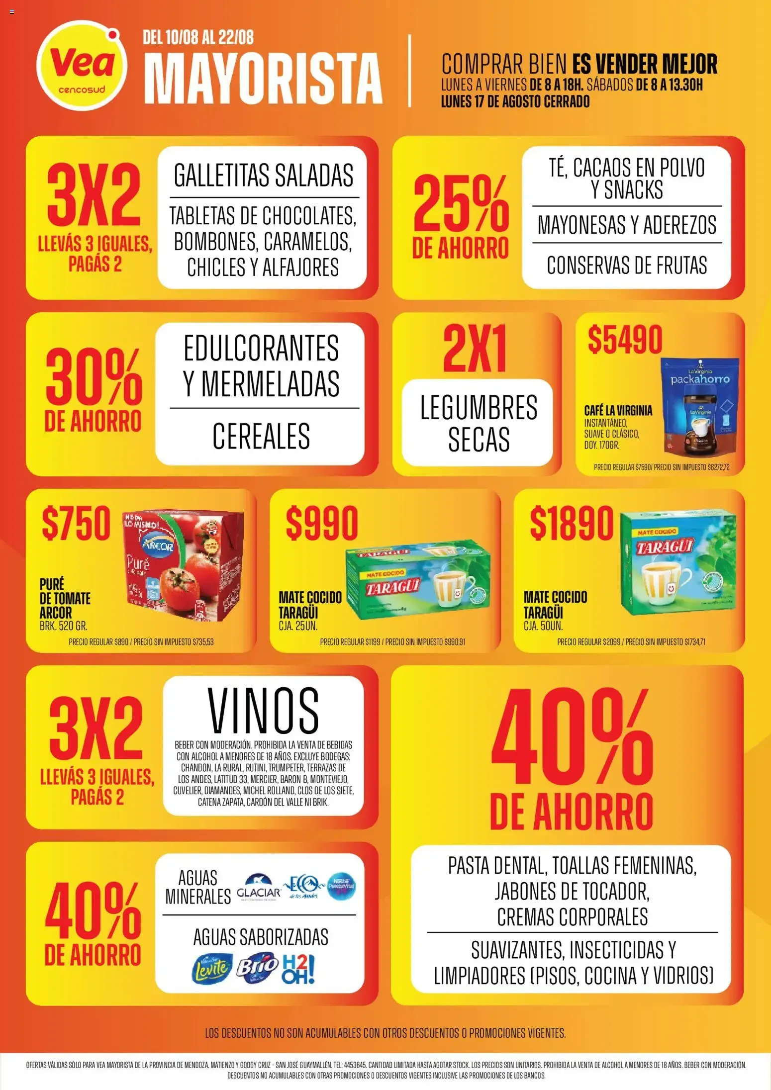 Ofertas de Vea Mayorista 10 de agosto al 22 de agosto 2026 - Página 1 del catálogo