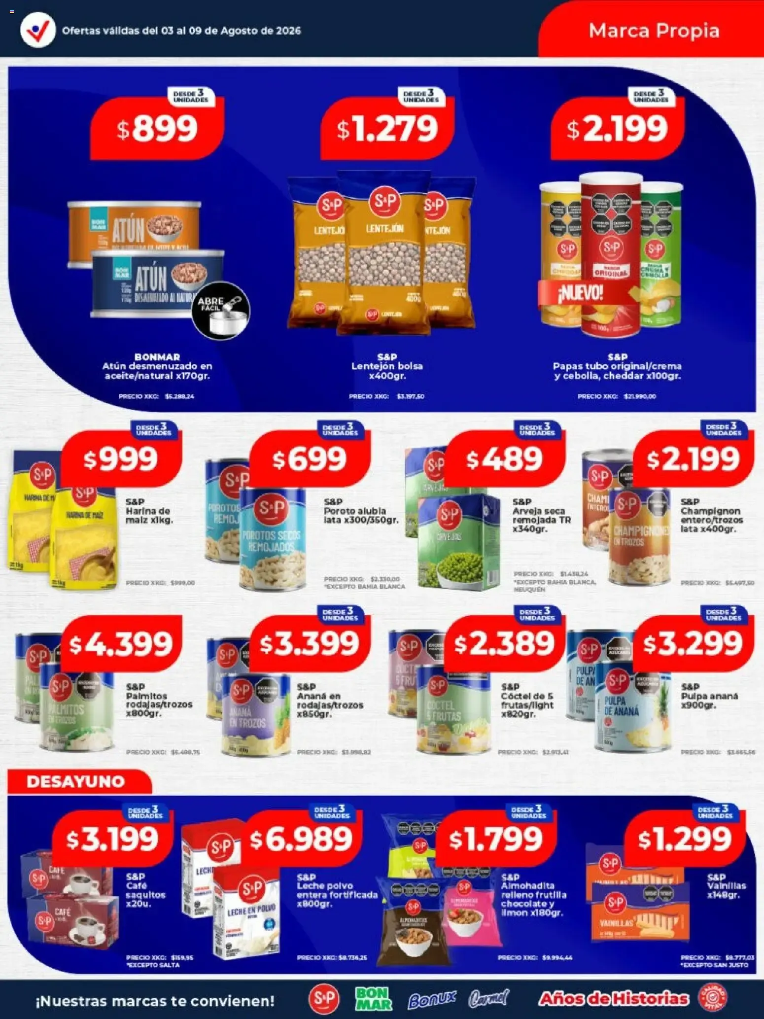 Ofertas de OFERTAS DE LA SEMANA EN NUESTRAS MARCAS 3 de agosto al 9 de agosto 2026 - Página 2 del catálogo