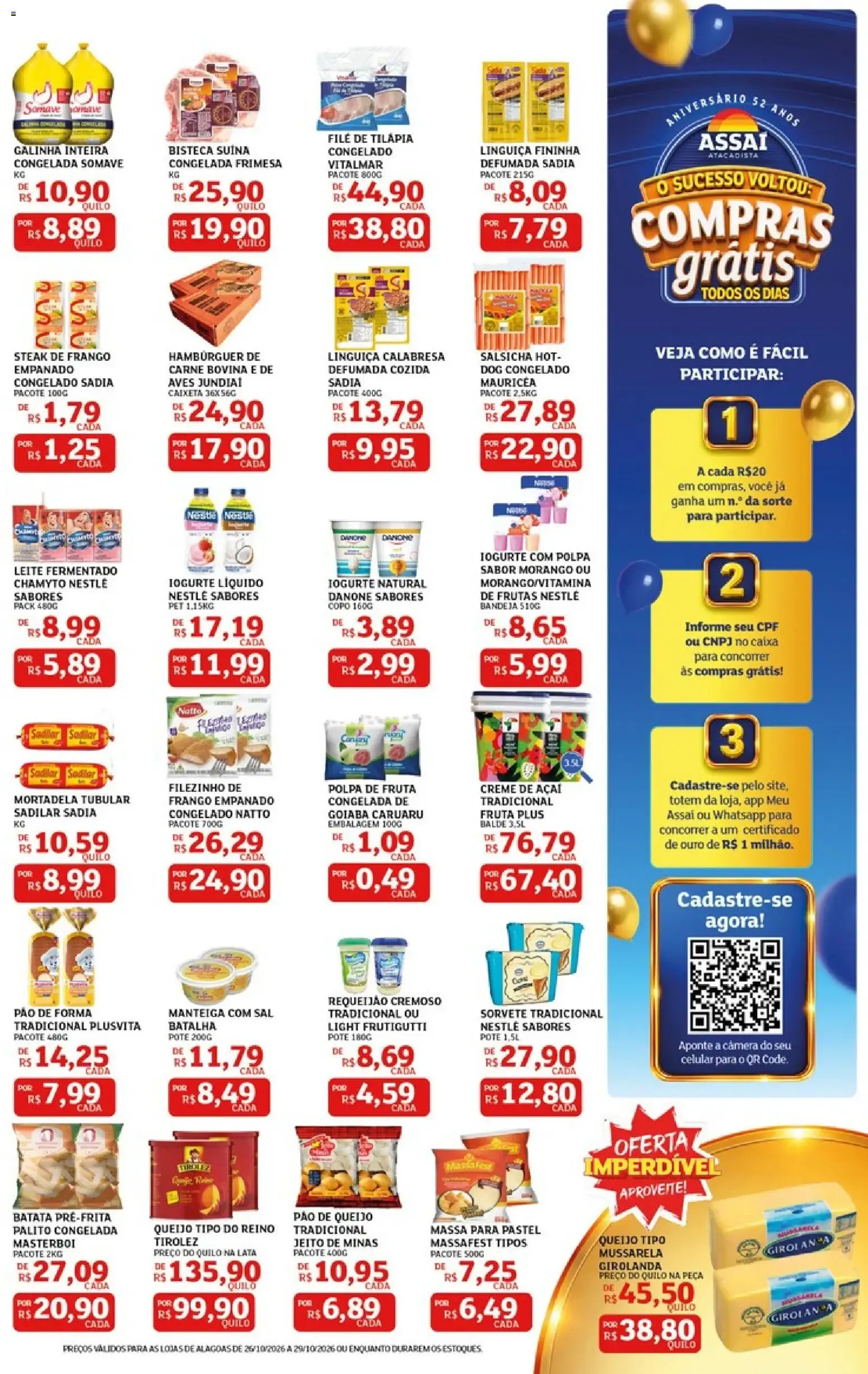 Encarte de Assaí Atacadista ofertas - AL de 26/10/2026 | Promoções Online 26 de outubro até 29 de outubro 2026 - Pagina 3