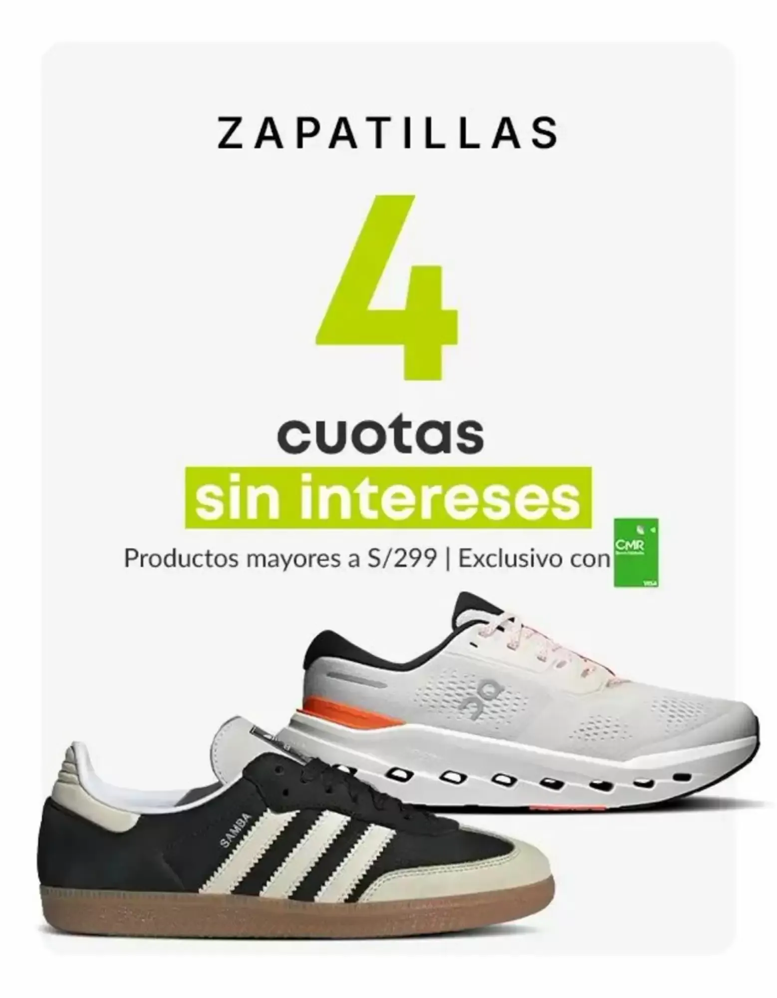 Catalogo de ZAPATILLAS: 4 cuotas sin intereses 2 de octubre al 17 de octubre 2026 - Pag 1