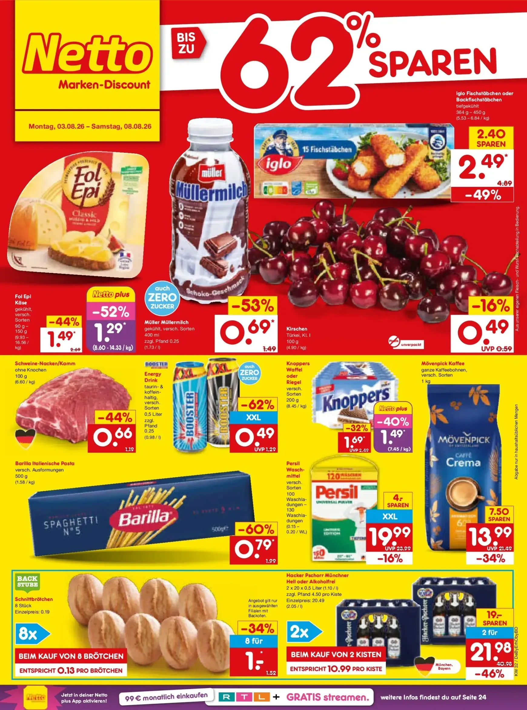 Netto Marken Discount - Super Wochenende Prospekt – von Donnerstag 06.08.2026 bis Samstag 08.08.2026 von 6. August bis 8. August 2026 - Prospekt seite 7