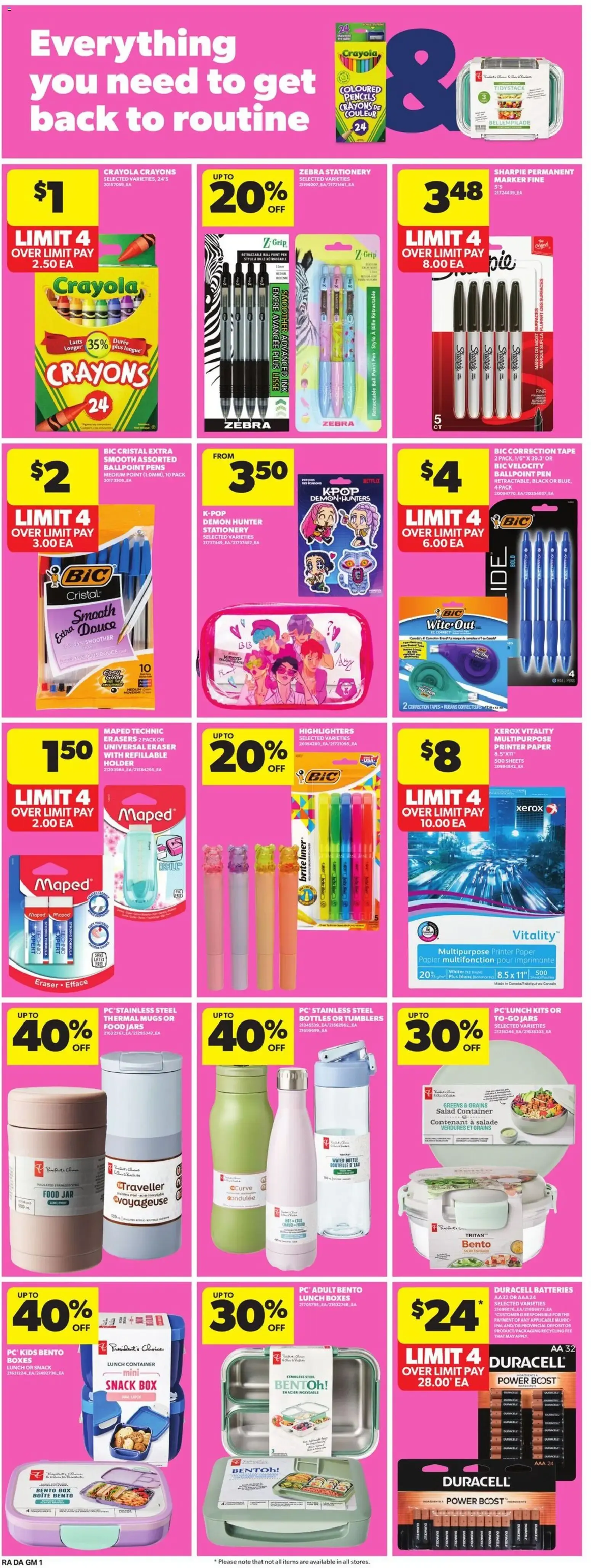 Atlantic Superstore weekly flyer / circulaire from August 6 to August 12 2026 - flyer page 20