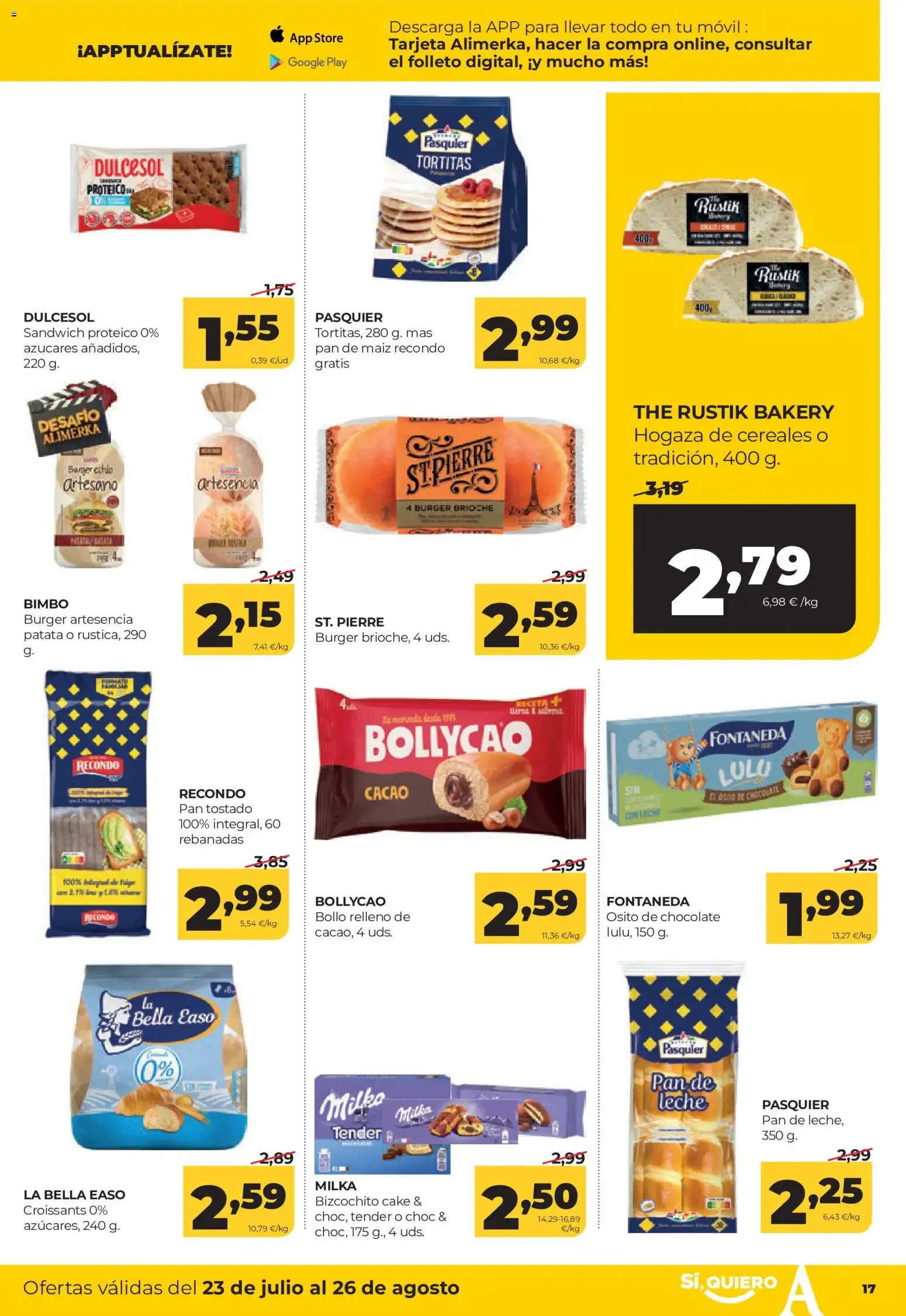 Catálogo de Alimerka: Ofertas válidas en Castilla y León y Galicia del 23 de julio al 26 de agosto 23 de julio al 26 de agosto 2026 - Página 17