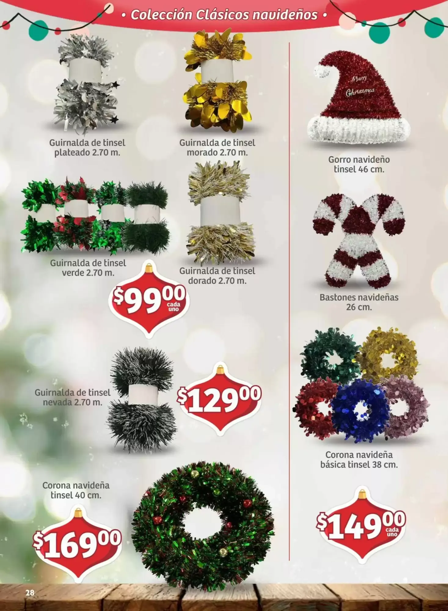 Catálogo de Soriana Mercado Decoración de Navidad 2026 30 de septiembre al 11 de noviembre 2026 - Pagina 28