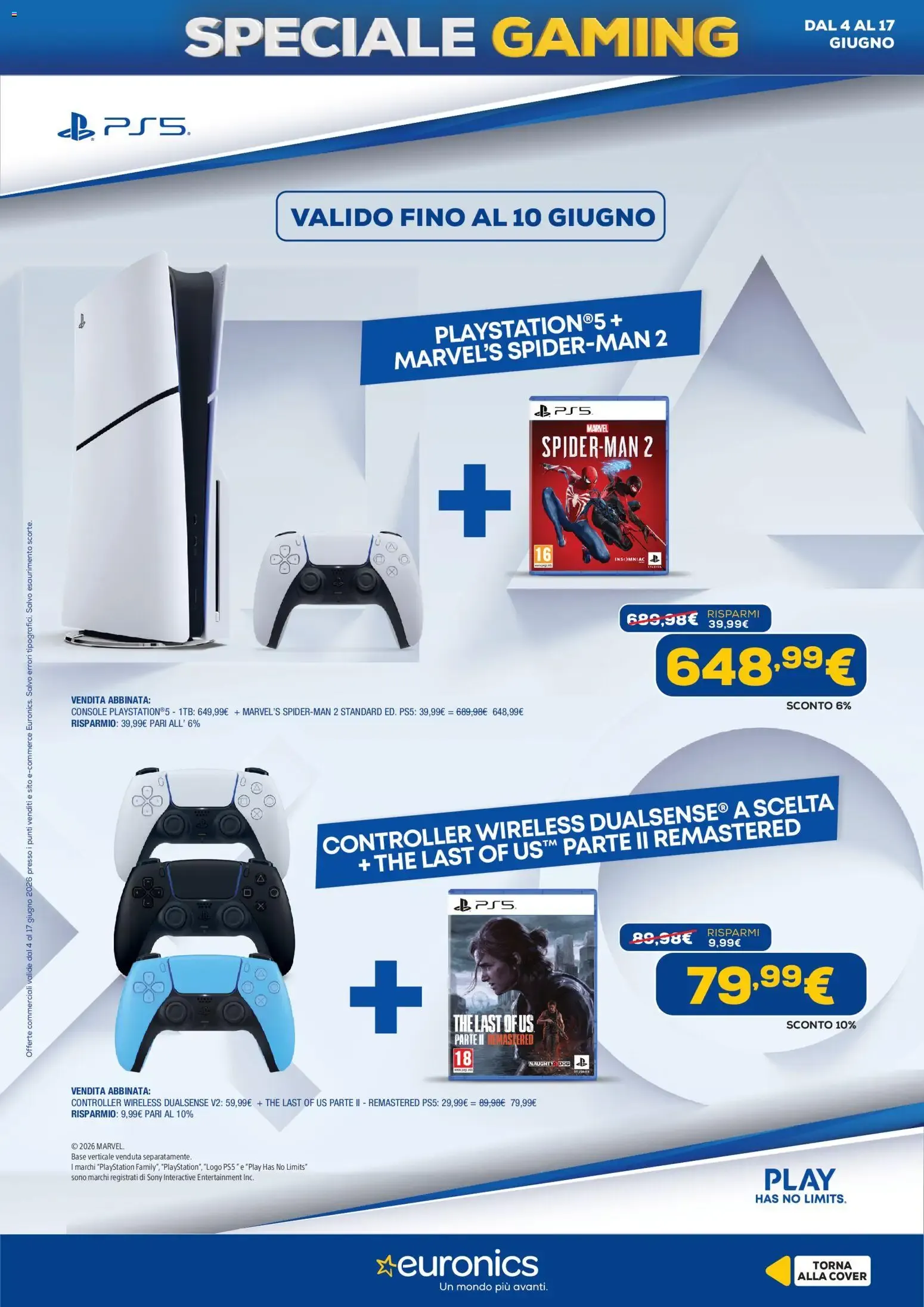 Nuovo Euronics volantino Gaming dal 04/06/2026 > offerte anteprima 🛍️ da 4 giugno a 17 giugno di 2026 - Pagina del volantino 2