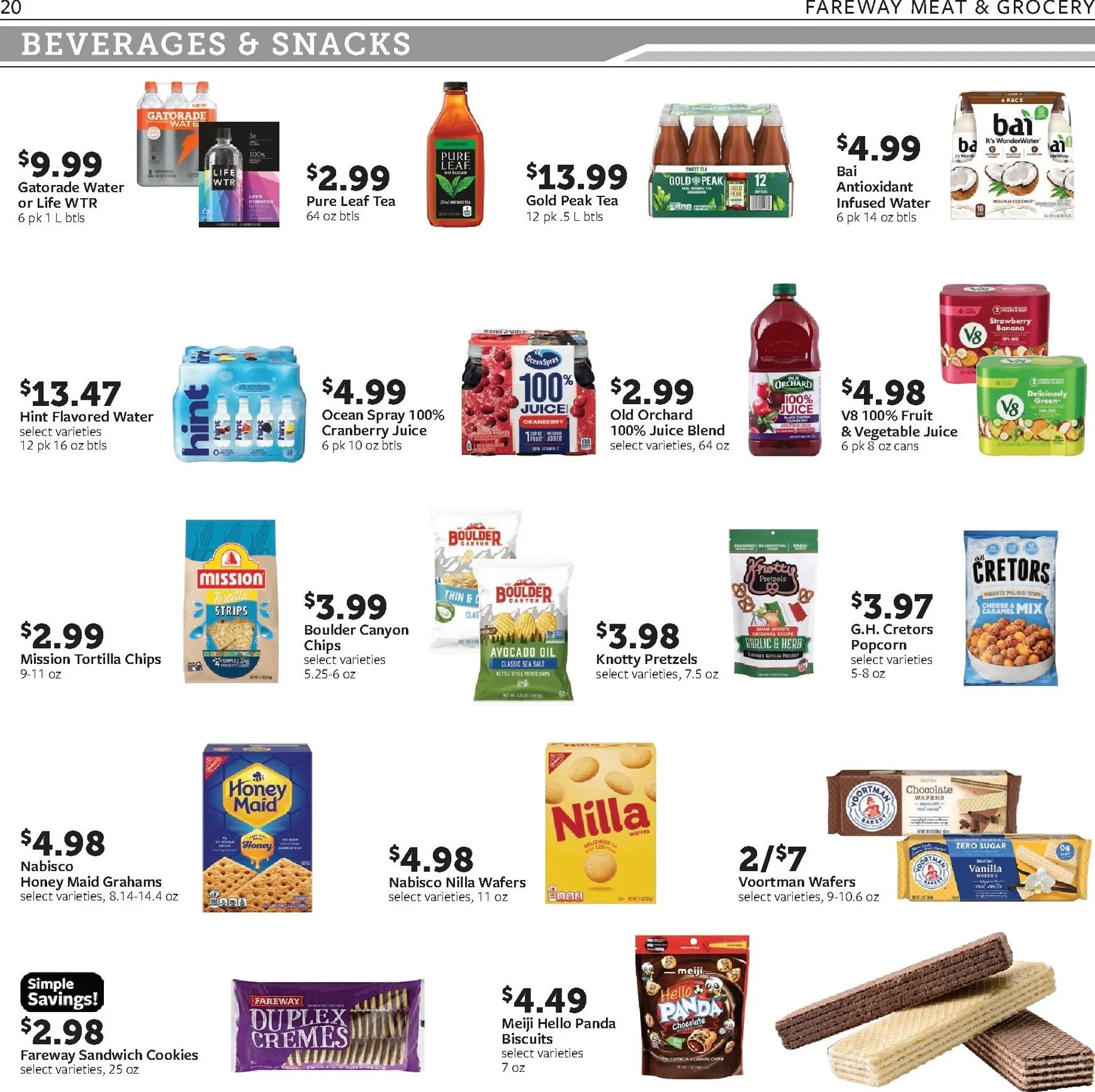 Weekly ad Fareway: Ofertas semanales y entradas para la Feria Estatal de Iowa from August 3 to August 8 2026 - Page 20