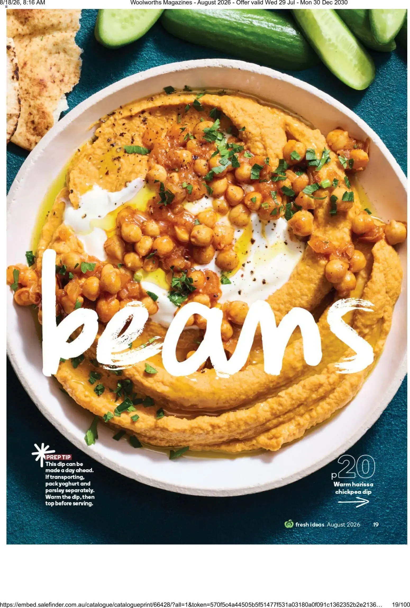 Woolworths Fresh Ideas - August 2026 - Catalogue valid from 29 July to 30 December 2030 - page 19