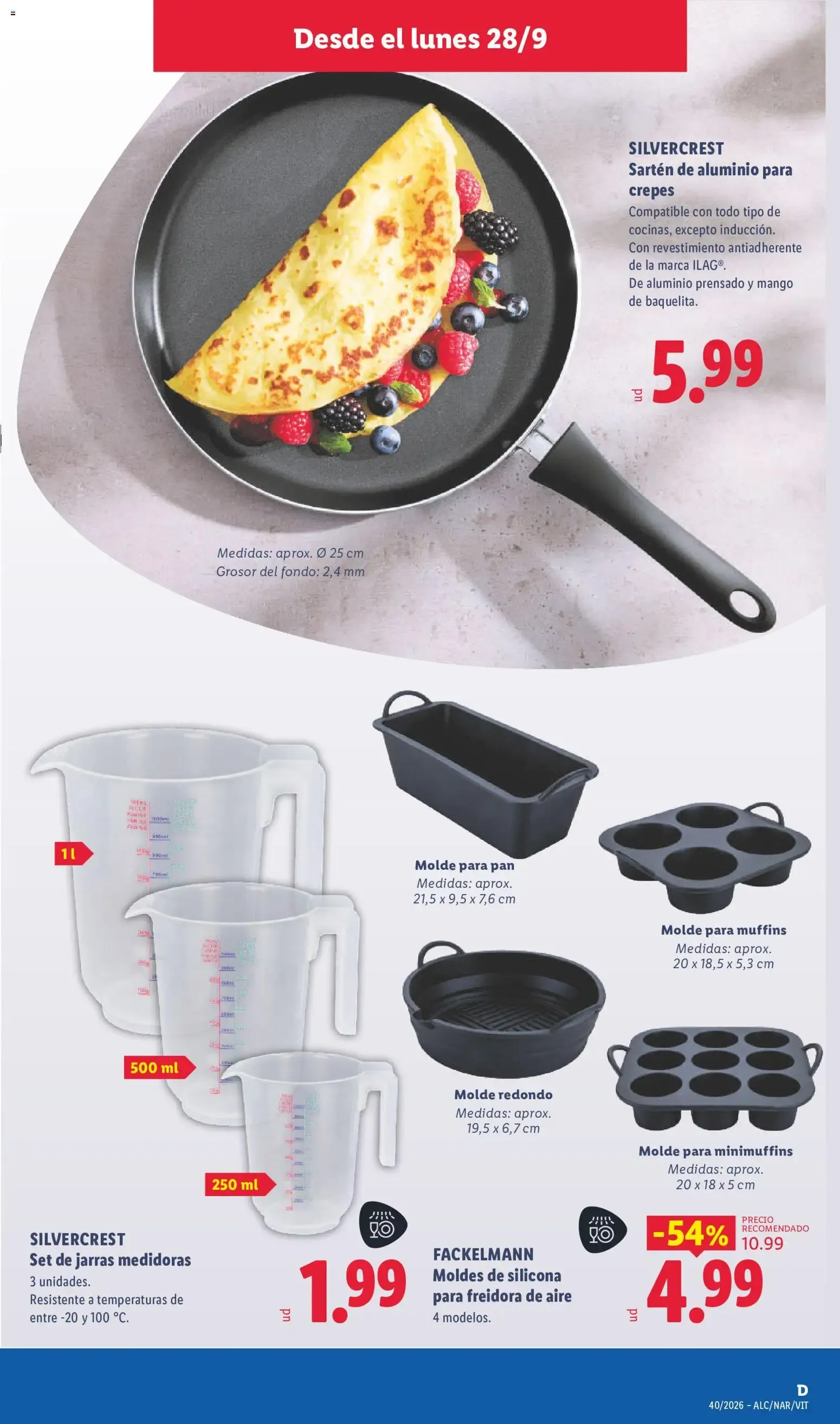 Catálogo de Lidl folleto de bazar del 28/09/2026 | Ofertas 28 de septiembre al 4 de octubre 2026 - Página 19