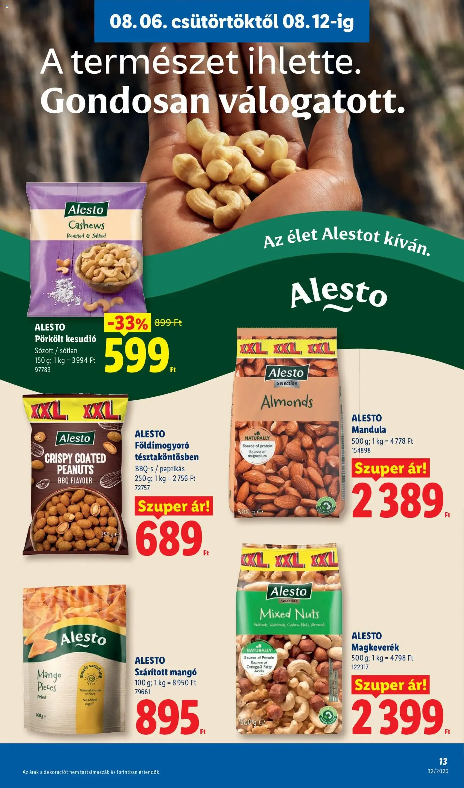 Katalógus Lidl akciós újság - 2026.08.06. -tól/töl > akció, lapozható szórólap 🛍️ augusztus 6.-tól augusztus 12.-ig 2026. - Oldal 13