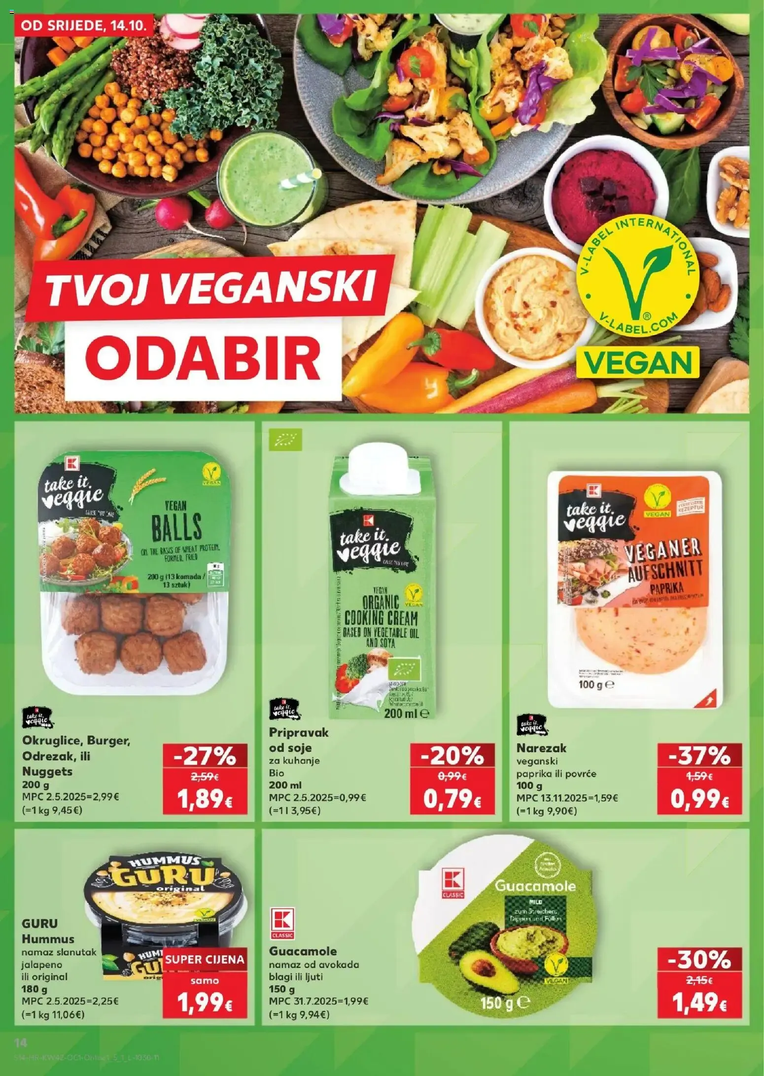 Katalog Kaufland Katalog novi od 14.10.2026 na listanje > letak digitalni od 14. listopada do 20. listopada 2026. - Pregled Stranica 14