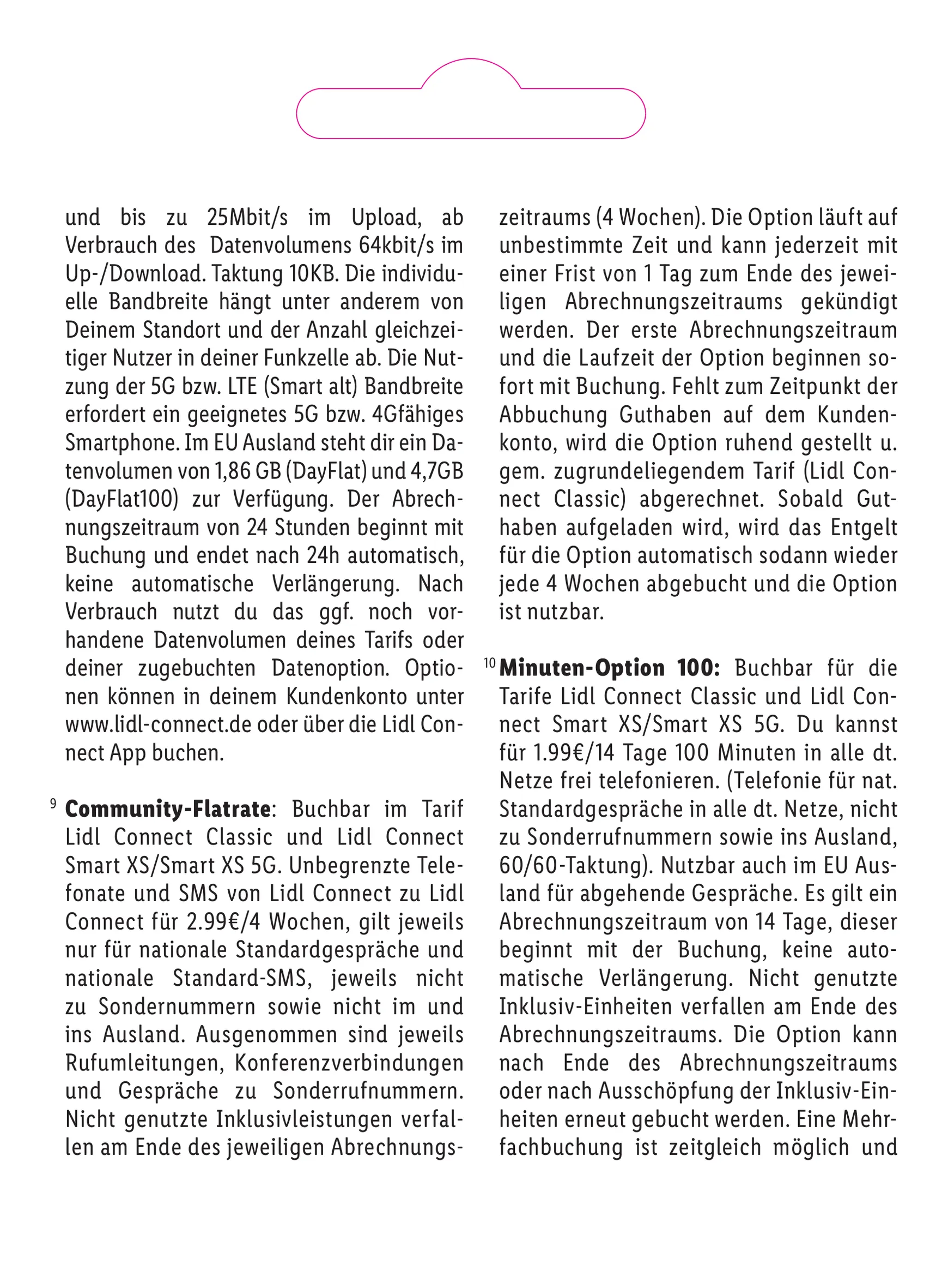 Lidl - Tarif Übersicht Prospekt – von Donnerstag 16.07.2026 bis Montag 31.08.2026 von 1. Oktober bis 31. August 2026 - Prospekt seite 21