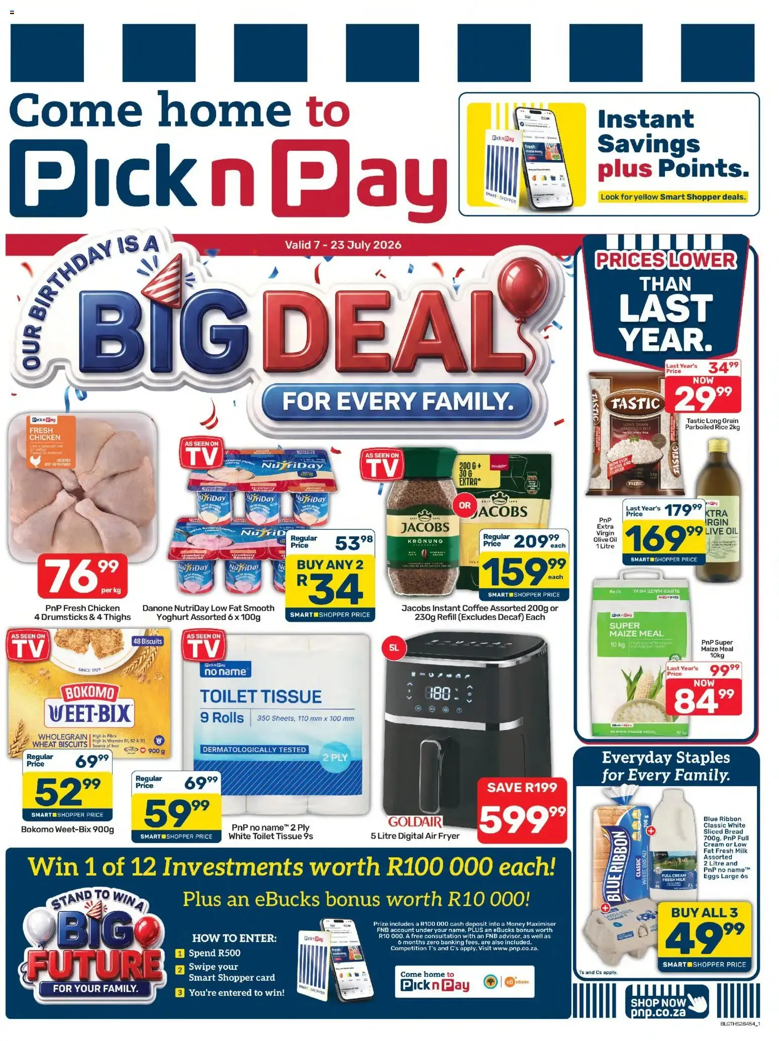 Pick n Pay Inland Provinces - Birthday Specials (07/07/2026 - 23/07/2026) Online from 7 July to 23 July 2026 - Catalogue Page 1