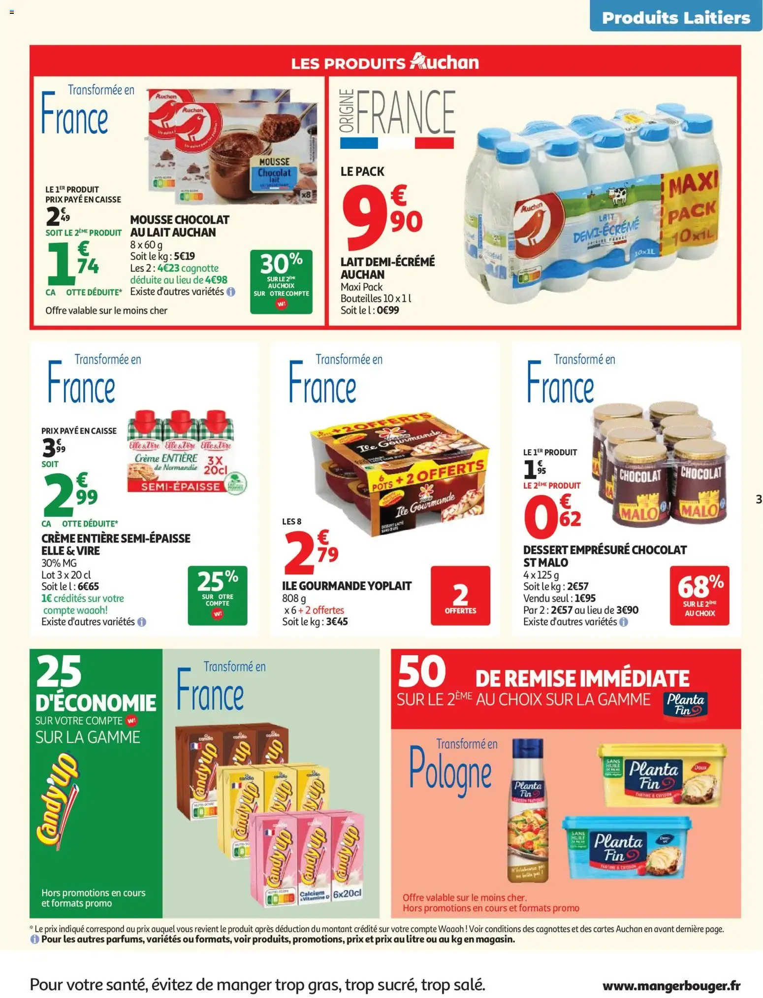 Auchan - Tous dans le match, pros des bons plans du 2 juin au 14 juin 2026 - Catalogue page 3