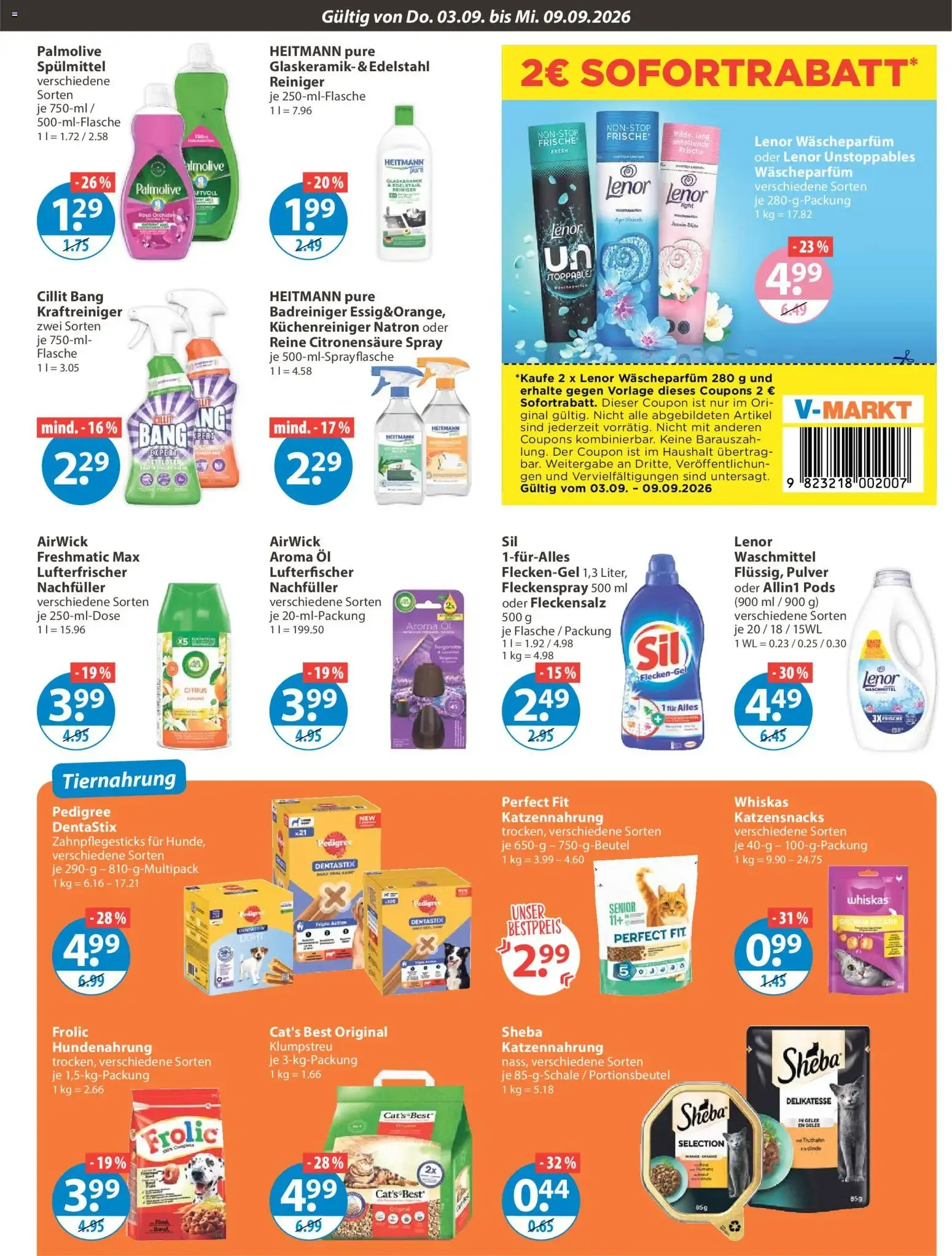 Angebote V-Markt Angebote (ab 03.09.2026) von 3. September bis 9. September 2026 - Prospekt seite 11
