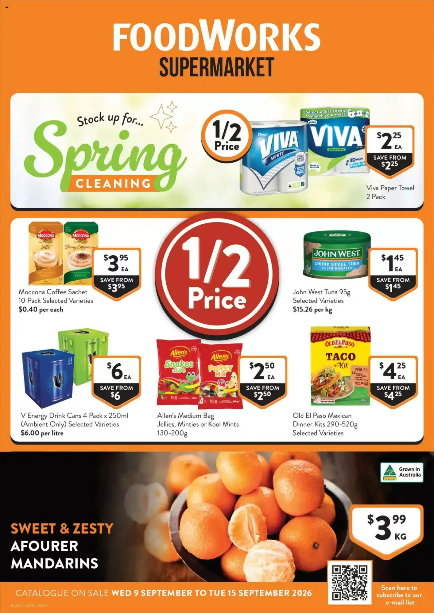 Foodworks Supermarket Catalogue - Catalogue valid from 9 September to 15 September 2026 - page 1