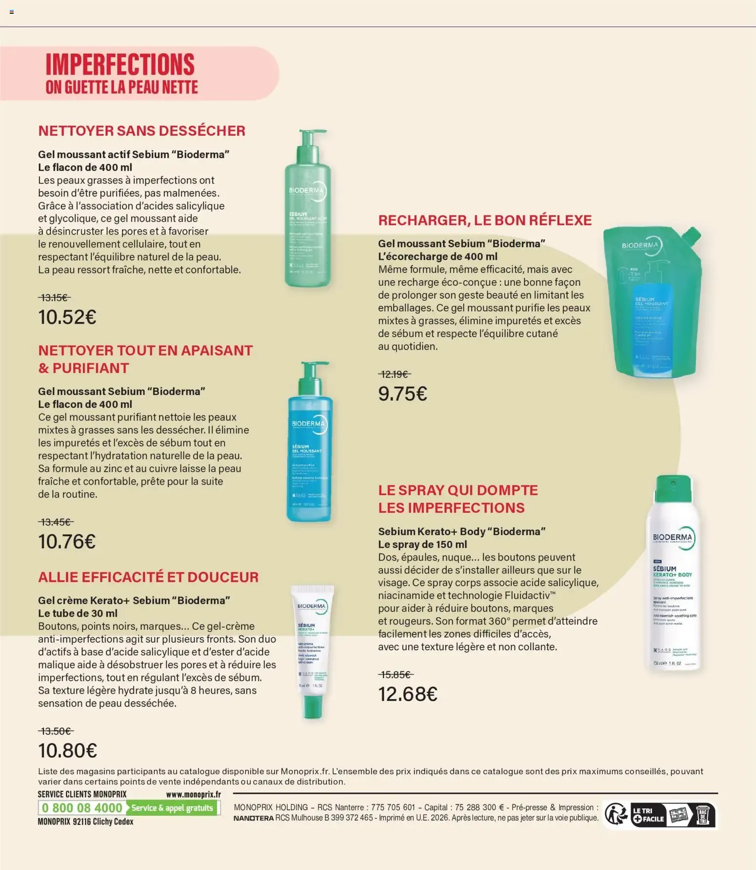 Monoprix - Le Guide de la Parapharmacie du 6 octobre au 26 octobre 2026 - Catalogue page 11