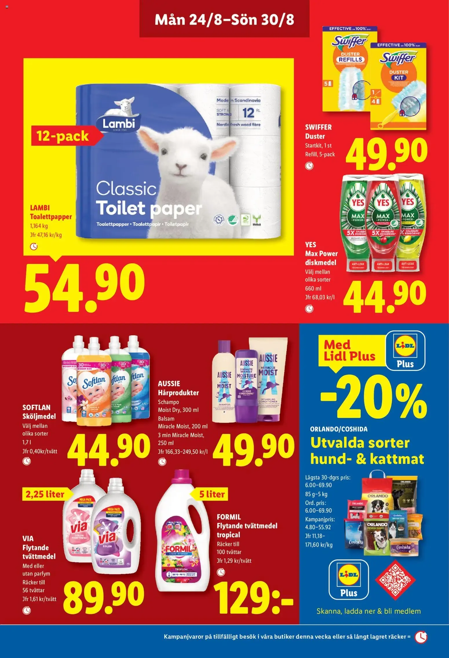 Lidl erbjudanden från 24/08/2026 - 30/08/2026 > Reklamblad nuvarande rabatter från 24 augusti till 30 augusti 2026 - Reklamblad sidor 12
